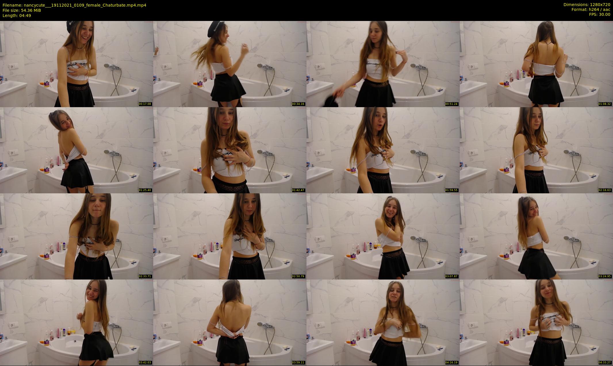 nancycute__ — 5 minute Chaturbate female cam show recording, 720p, Nov 19, 2021