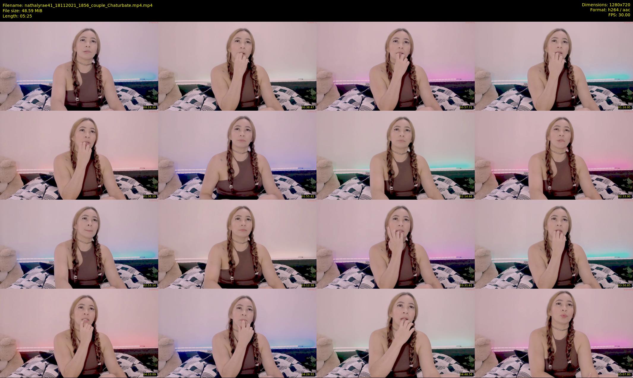nathalyrae41 — 6 minute Chaturbate female cam show recording, 720p, Nov 18, 2021