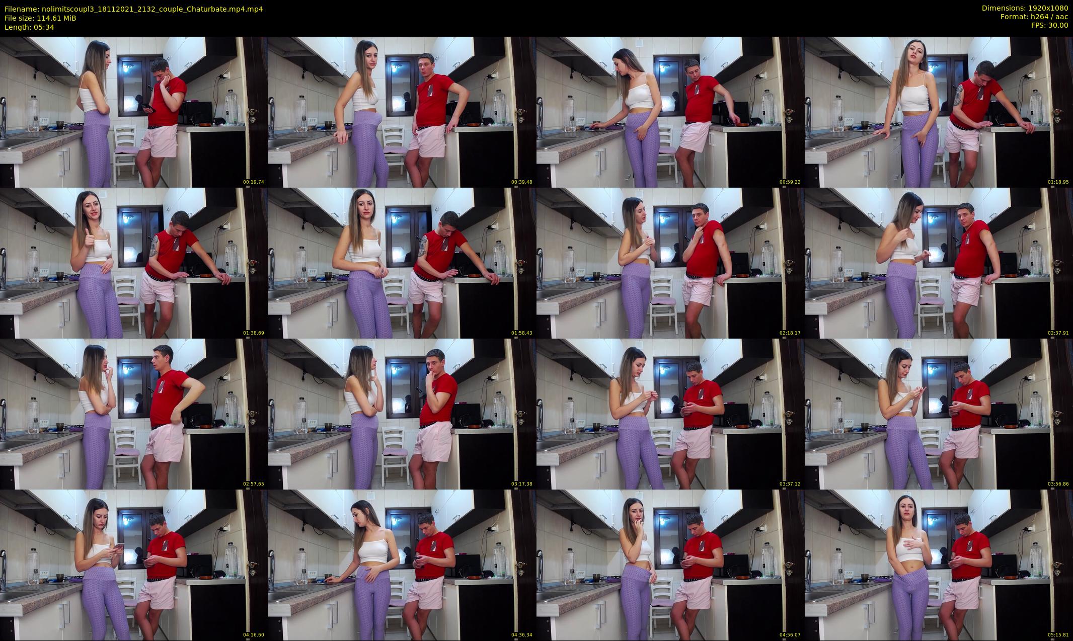 nolimitscoupl3 — 6 minute Chaturbate couple cam show recording, 1080p, Nov 18, 2021
