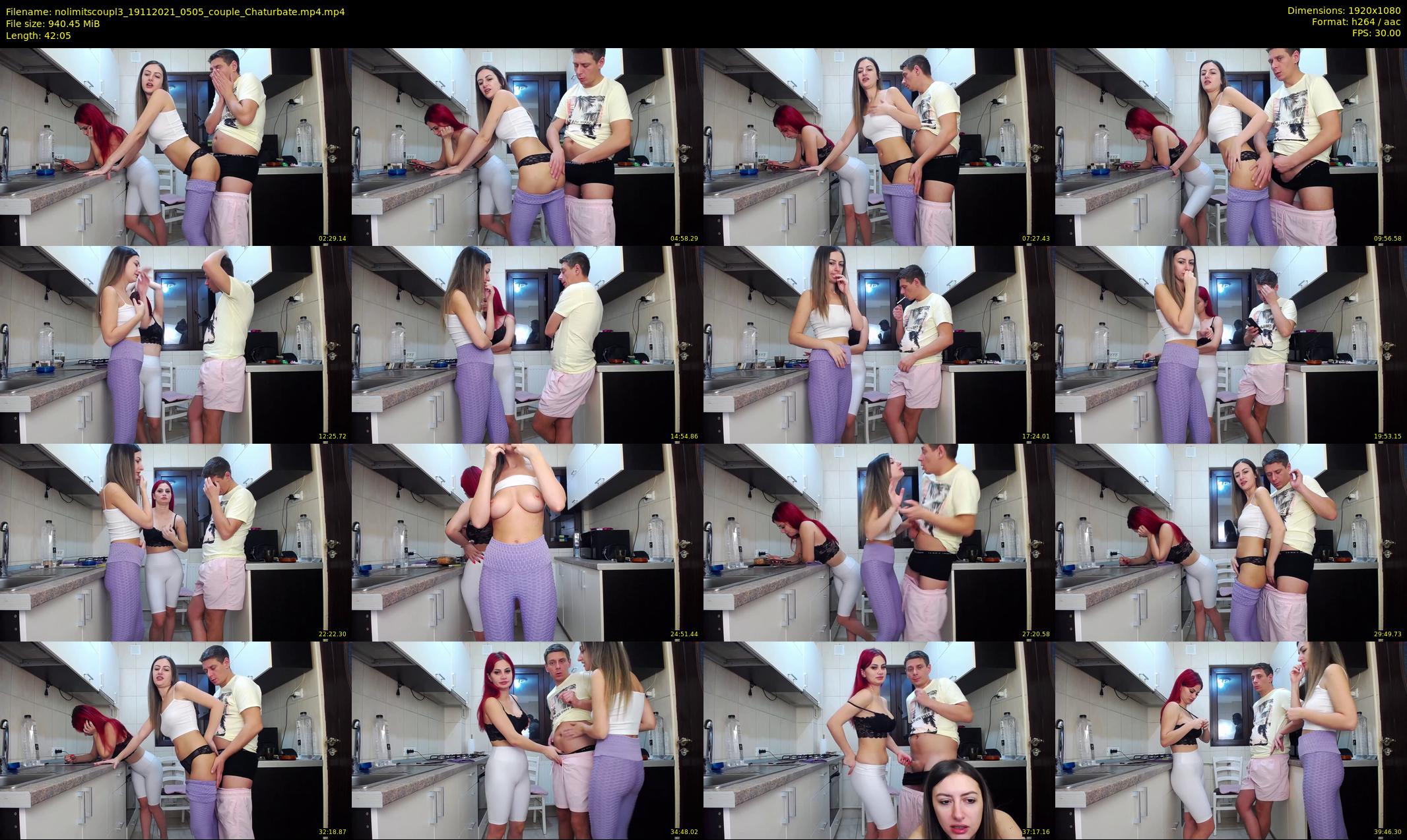 nolimitscoupl3 — 43 minute Chaturbate couple cam show recording, 1080p, Nov 19, 2021