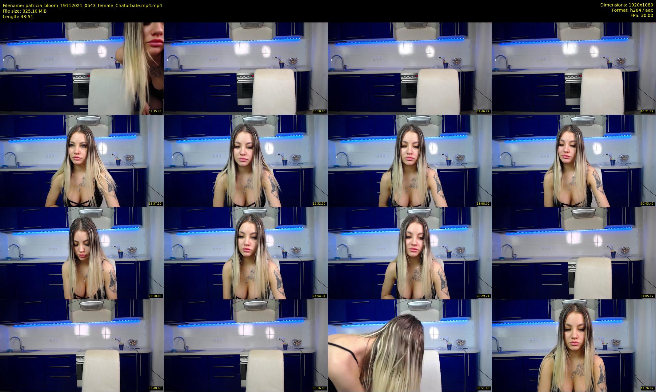 patricia_bloom — 44 minute Chaturbate female cam show recording, 1080p, Nov 19, 2021