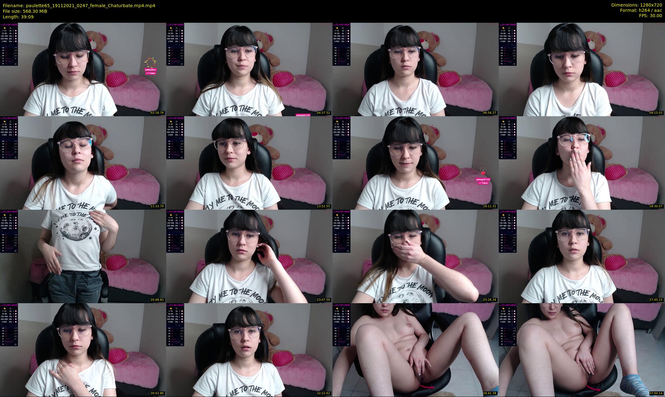 paulette65 — 40 minute Chaturbate female cam show recording, 720p, Nov 19, 2021