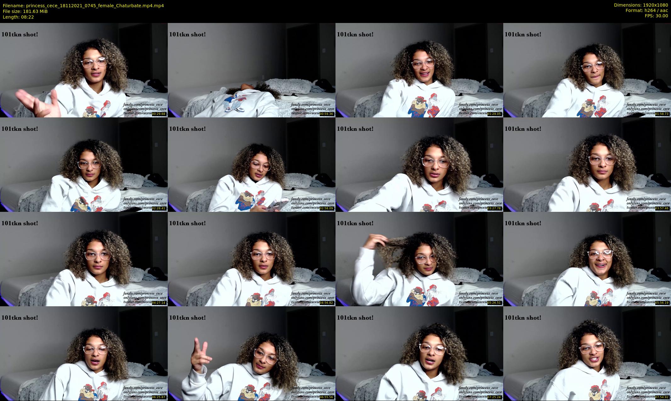 princess_cece — 9 minute Chaturbate female cam show recording, 1080p, Nov 18, 2021