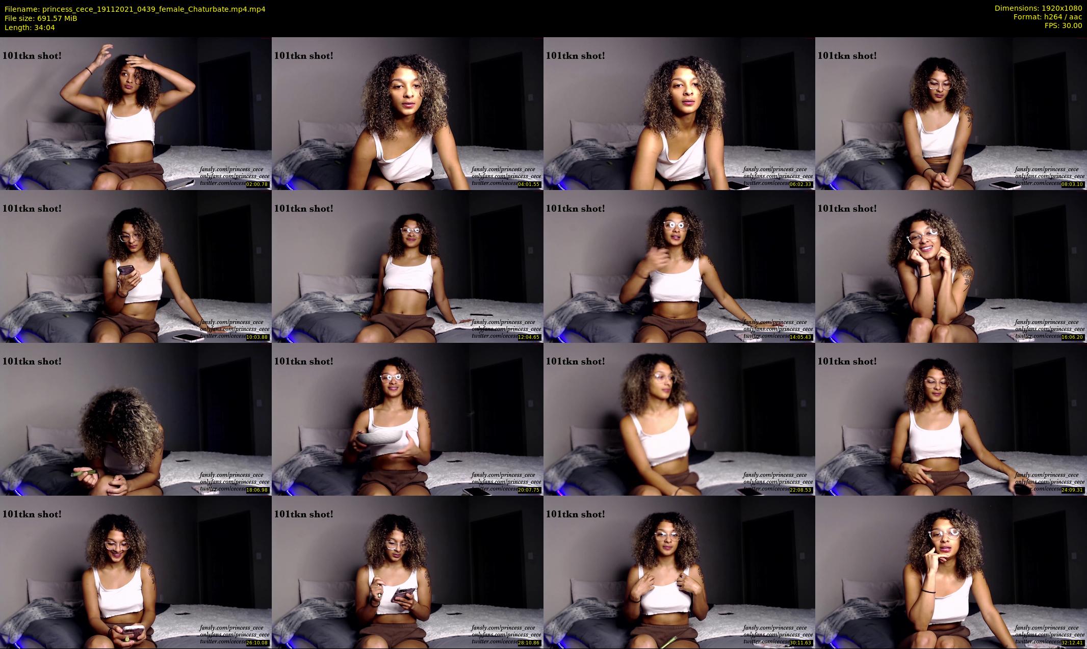 princess_cece — 35 minute Chaturbate female cam show recording, 1080p, Nov 19, 2021