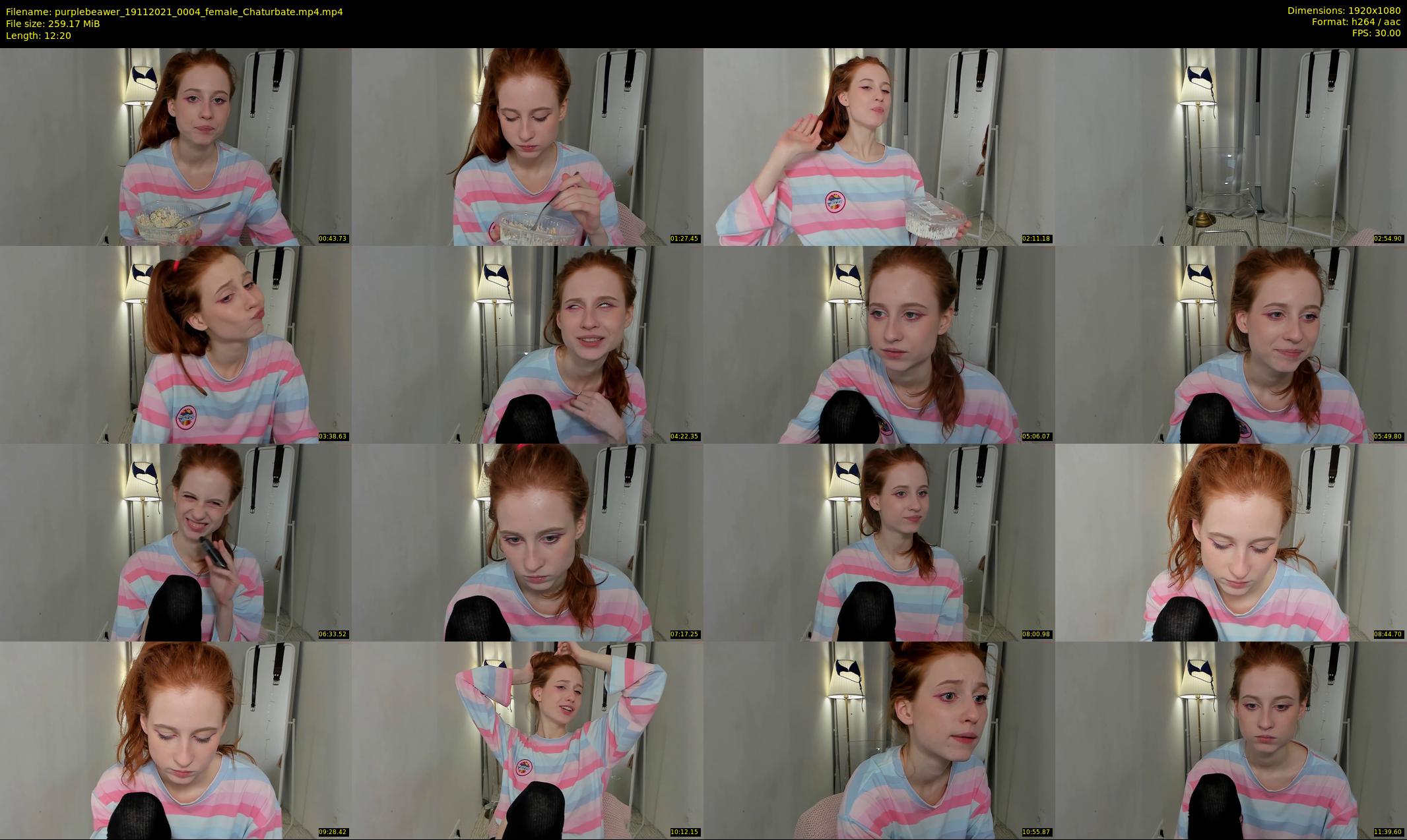 purplebeawer — 13 minute Chaturbate female cam show recording, 1080p, Nov 19, 2021