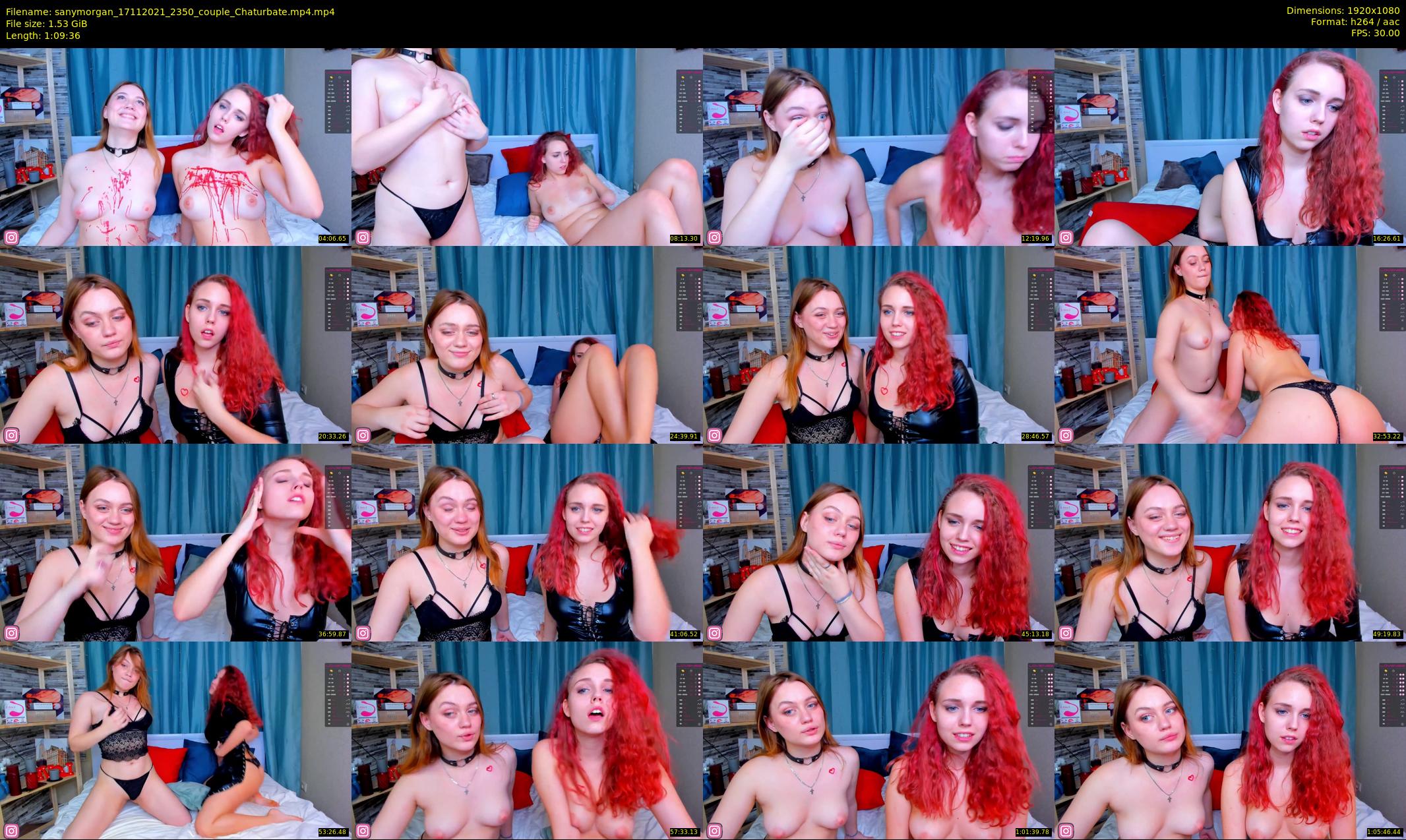 sanymorgan — 70 minute Chaturbate couple cam show recording, 1080p, Nov 17, 2021
