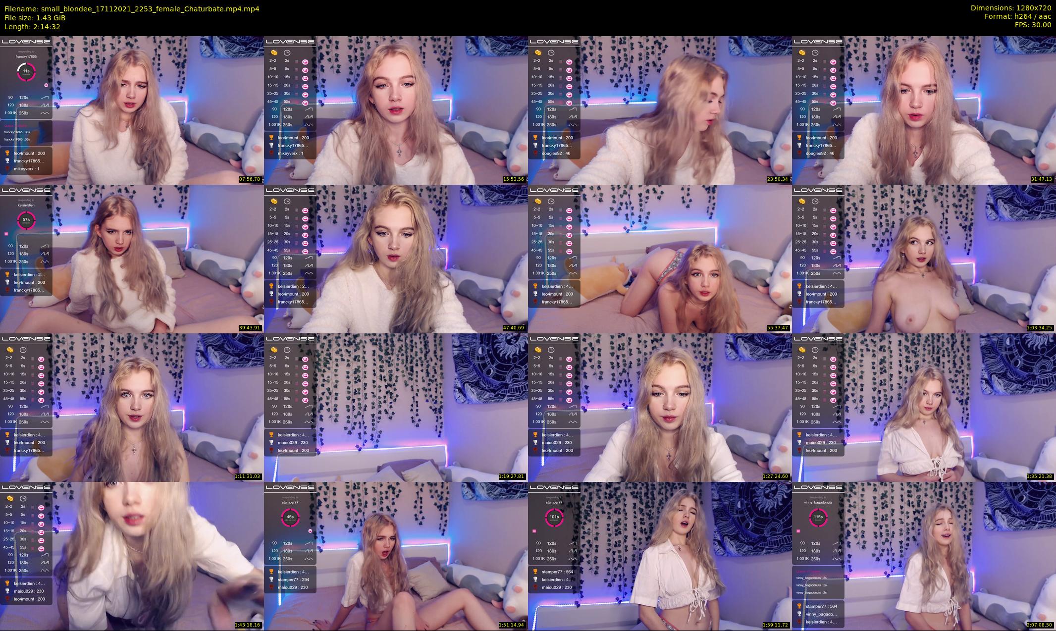 small_blondee — 135 minute Chaturbate female cam show recording, 720p, Nov 17, 2021