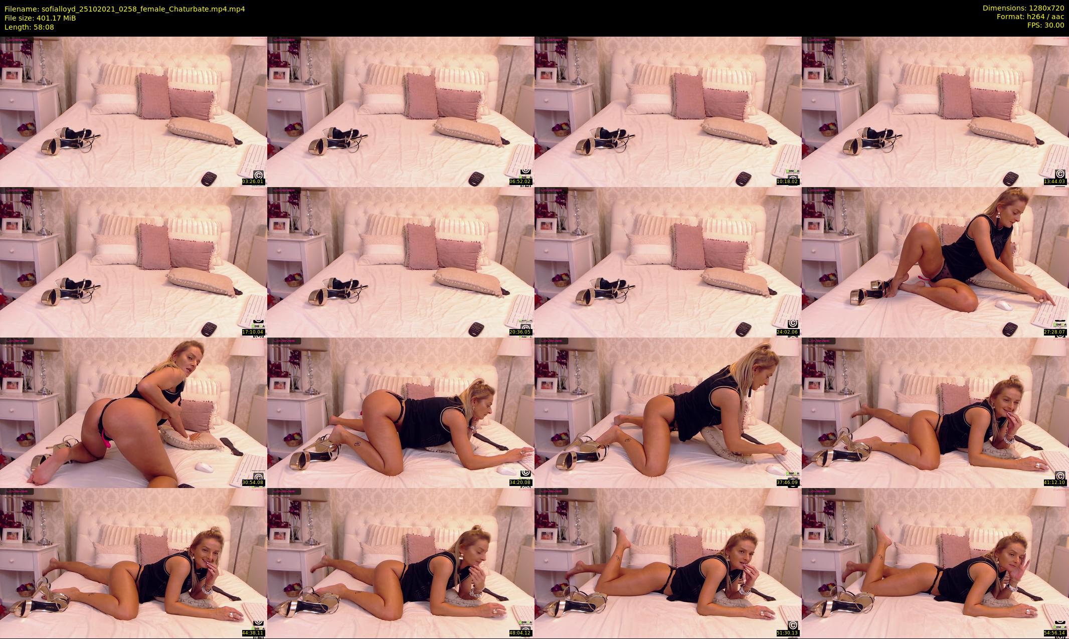 sofialloyd — 59 minute Chaturbate female cam show recording, 720p, Oct 25, 2021