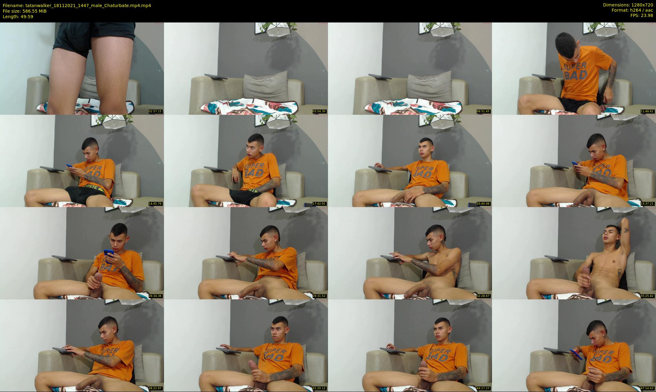 tatanwalker — 50 minute Chaturbate male cam show recording, 720p, Nov 18, 2021