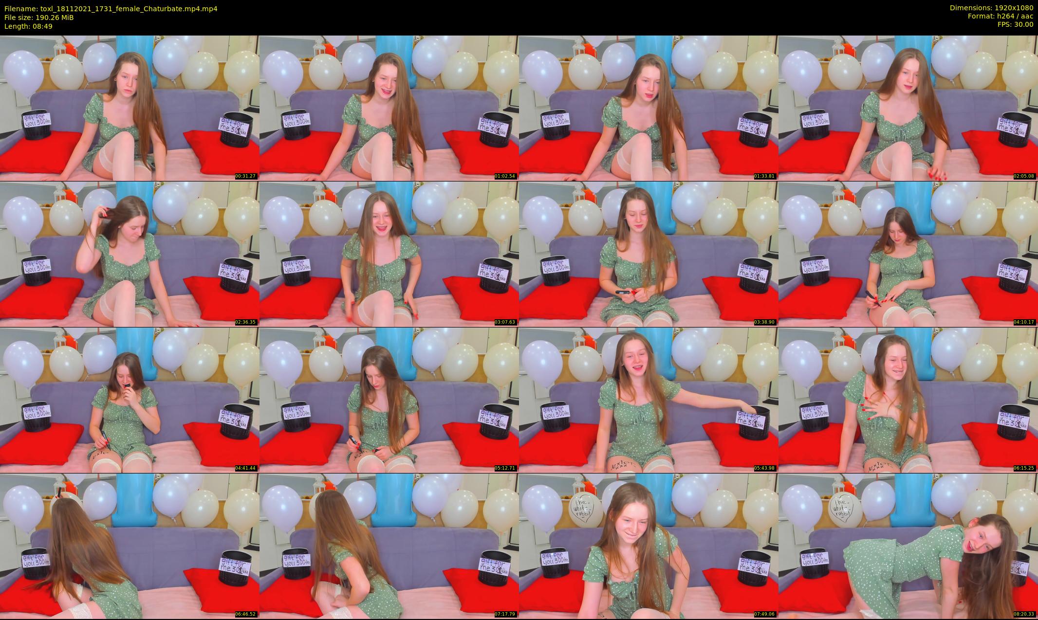 toxl — 9 minute Chaturbate female cam show recording, 1080p, Nov 18, 2021