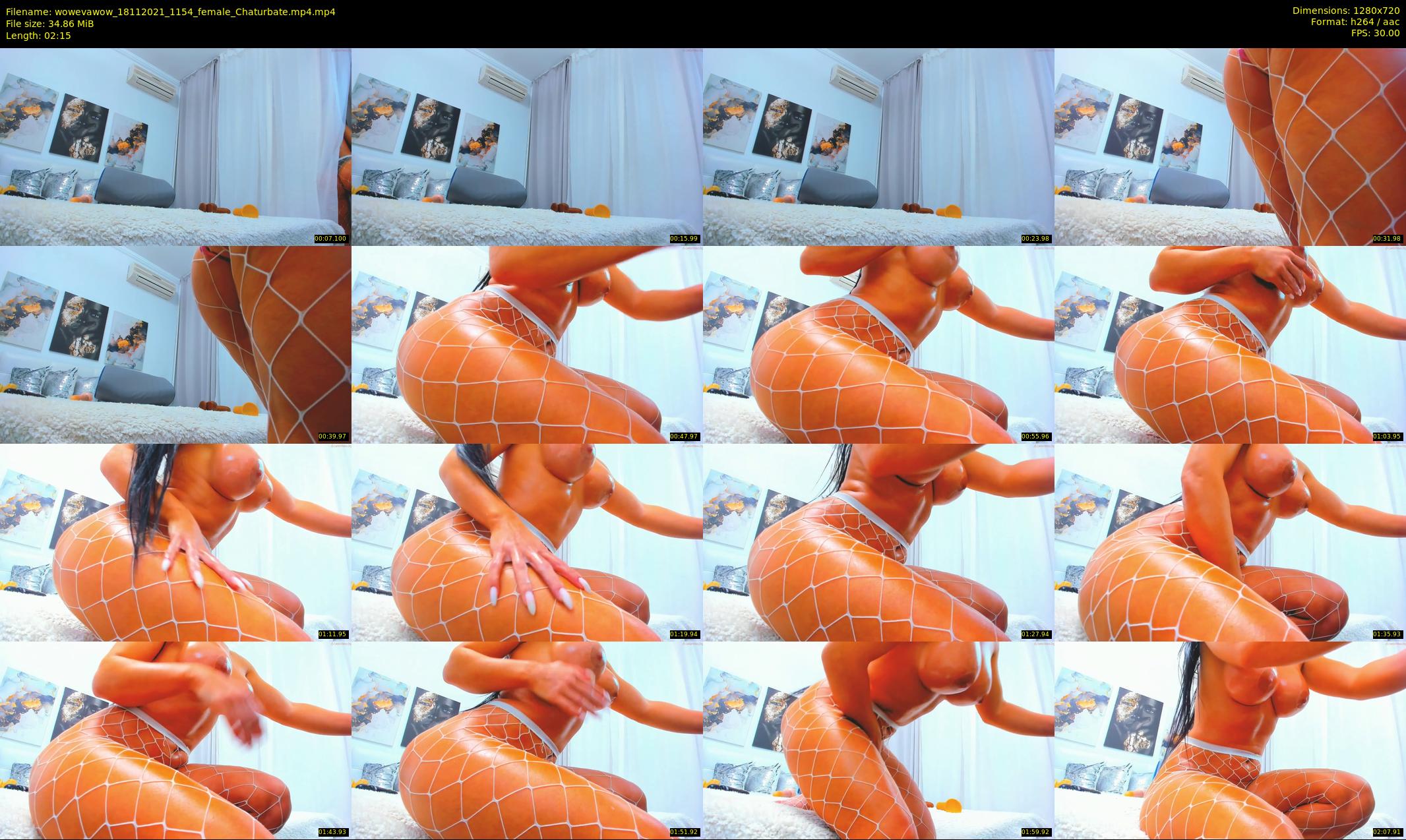 wowevawow — 3 minute Chaturbate female cam show recording, 720p, Nov 18, 2021