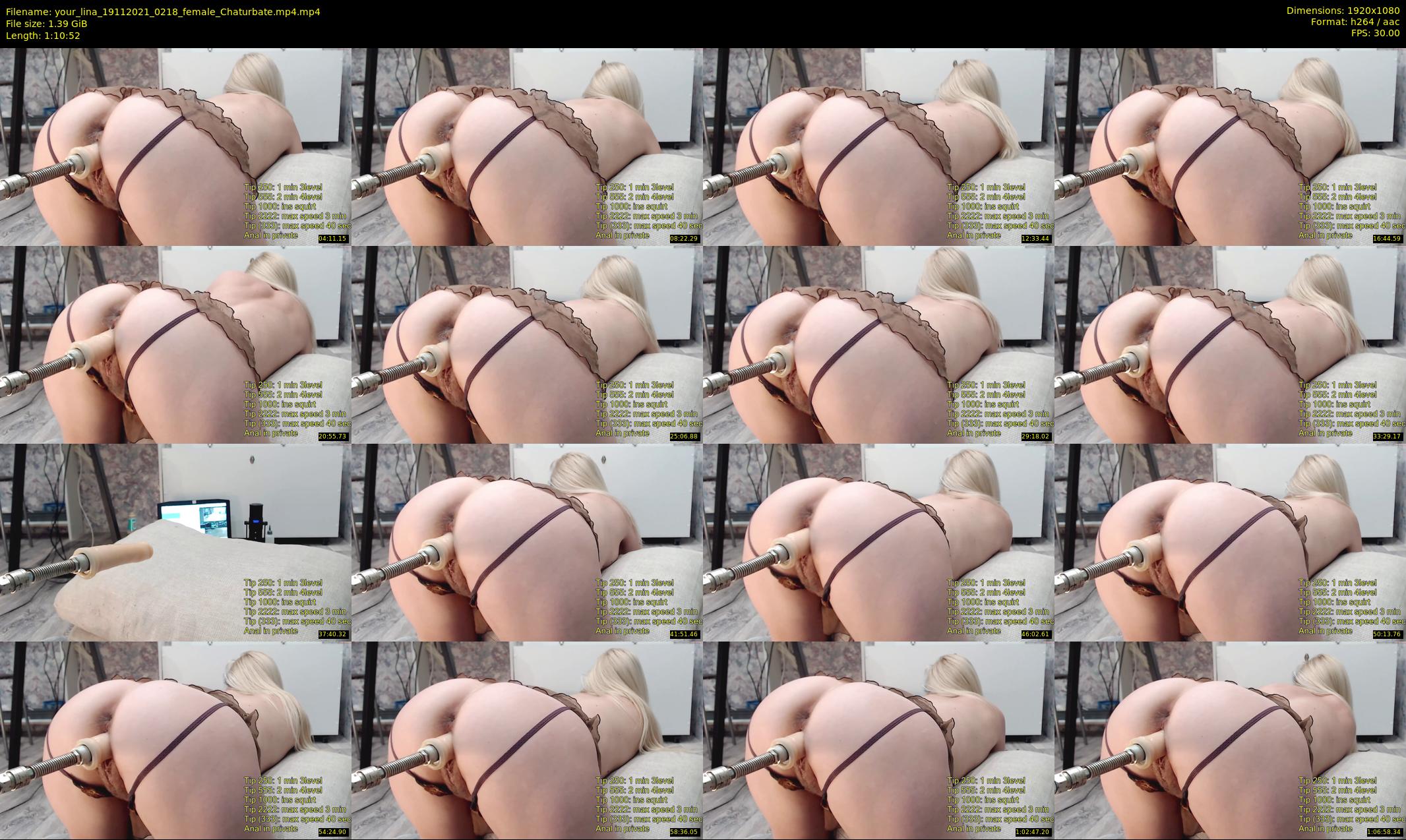 your_lina — 71 minute Chaturbate female cam show recording, 1080p, Nov 19, 2021