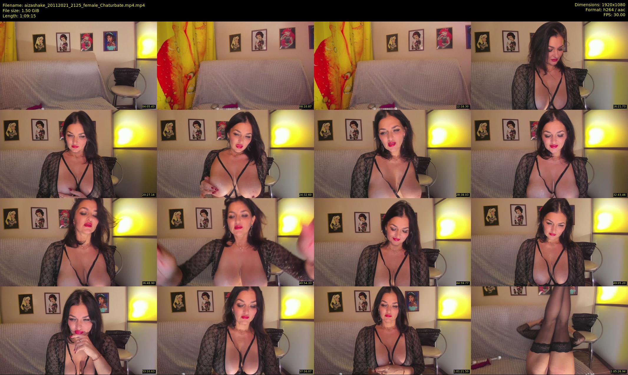 aizashake — 70 minute Chaturbate female cam show recording, 1080p, Nov 20, 2021