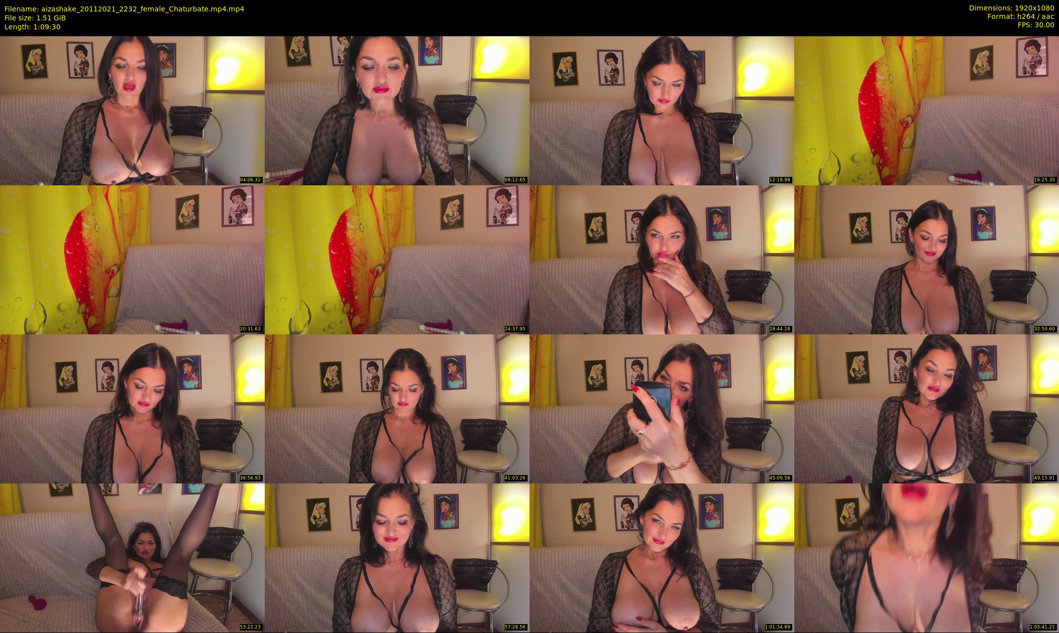 aizashake — 70 minute Chaturbate female cam show recording, 1080p, Nov 20, 2021