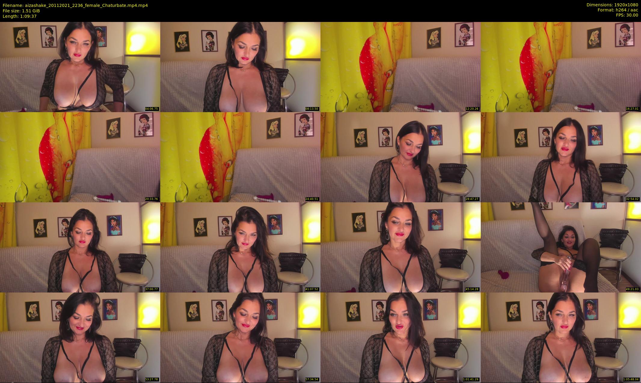 aizashake — 70 minute Chaturbate female cam show recording, 1080p, Nov 20, 2021