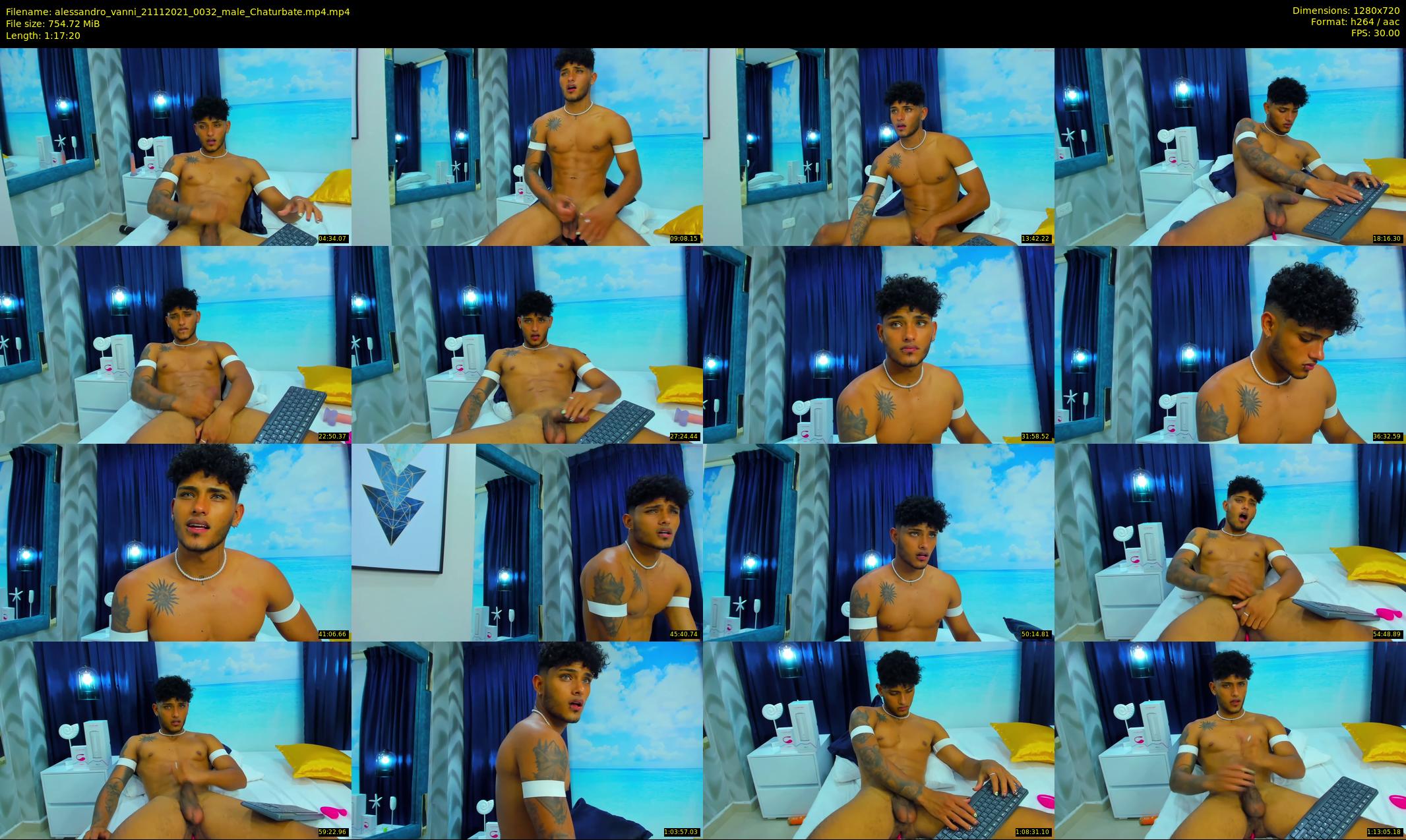 alessandro_vanni — 78 minute Chaturbate male cam show recording, 720p, Nov 21, 2021