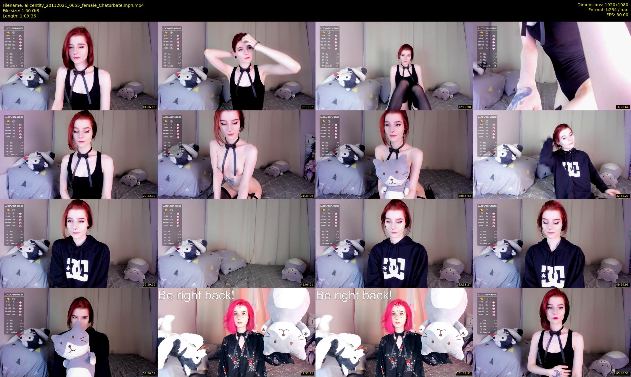alicentity — 70 minute Chaturbate female cam show recording, 1080p, Nov 20, 2021
