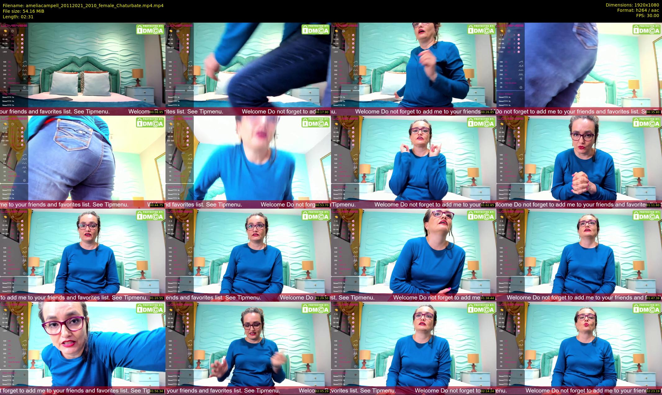 ameliacampell — 3 minute Chaturbate female cam show recording, 1080p, Nov 20, 2021
