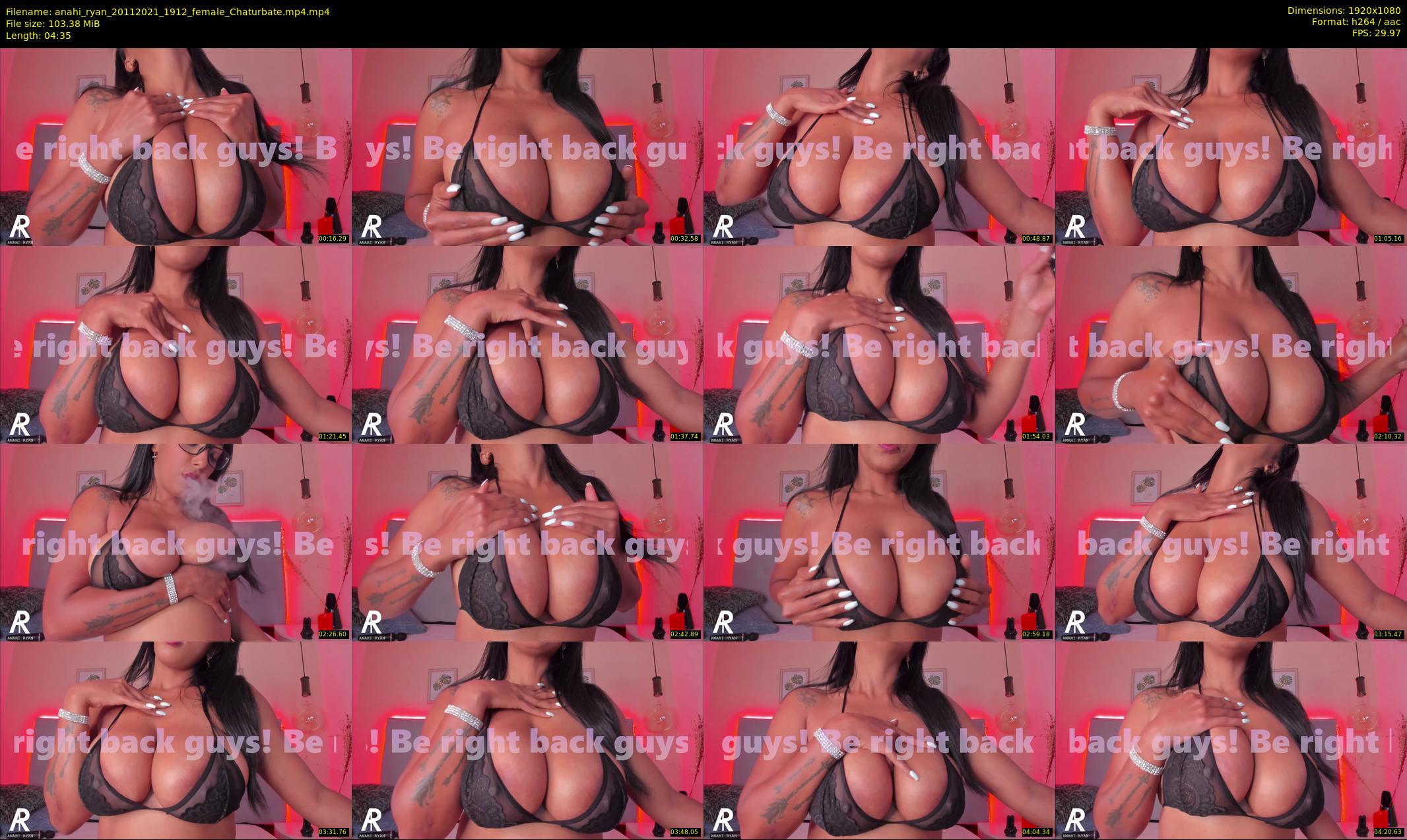 anahi_ryan — 5 minute Chaturbate female cam show recording, 1080p, Nov 20, 2021