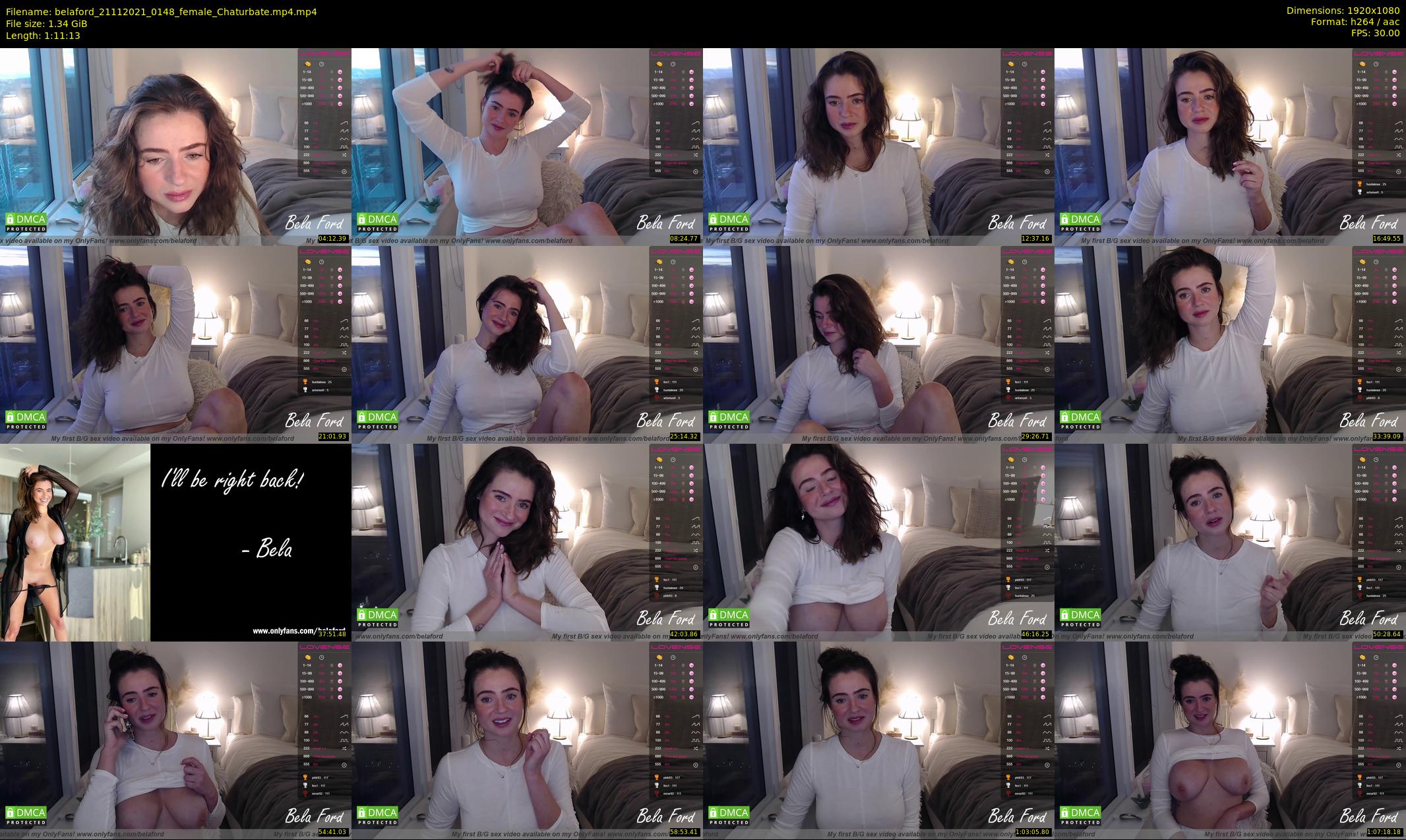 belaford — 72 minute Chaturbate female cam show recording, 1080p, Nov 21, 2021