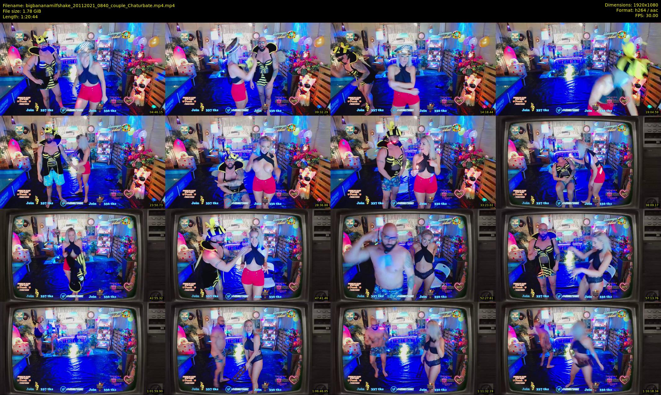 bigbananamilfshake — 81 minute Chaturbate couple cam show recording, 1080p, Nov 20, 2021