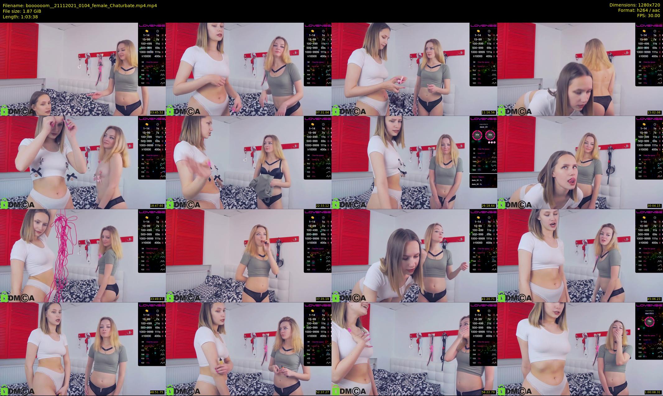 boooooom_ — 64 minute Chaturbate female cam show recording, 720p, Nov 21, 2021