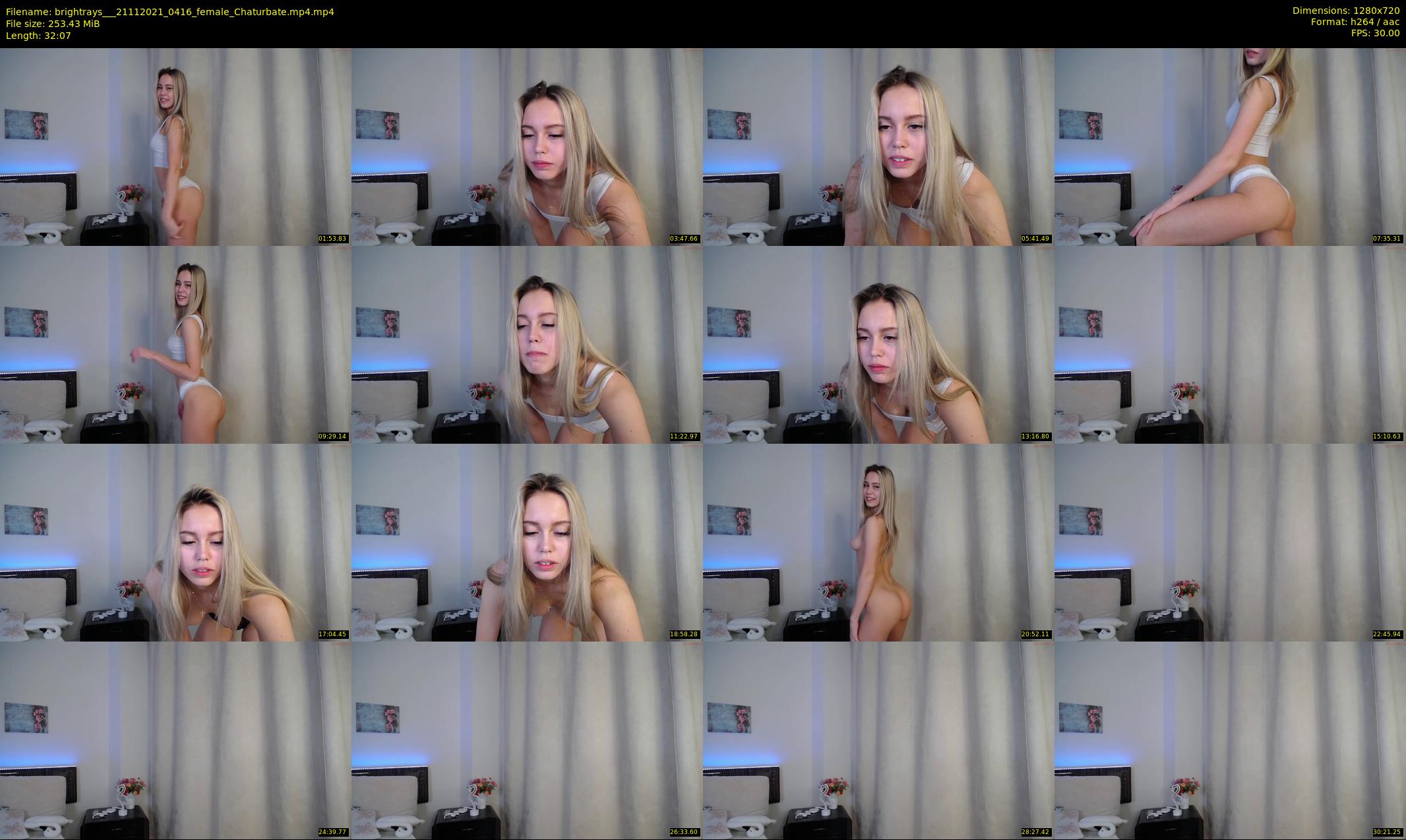 brightrays__ — 33 minute Chaturbate female cam show recording, 720p, Nov 21, 2021