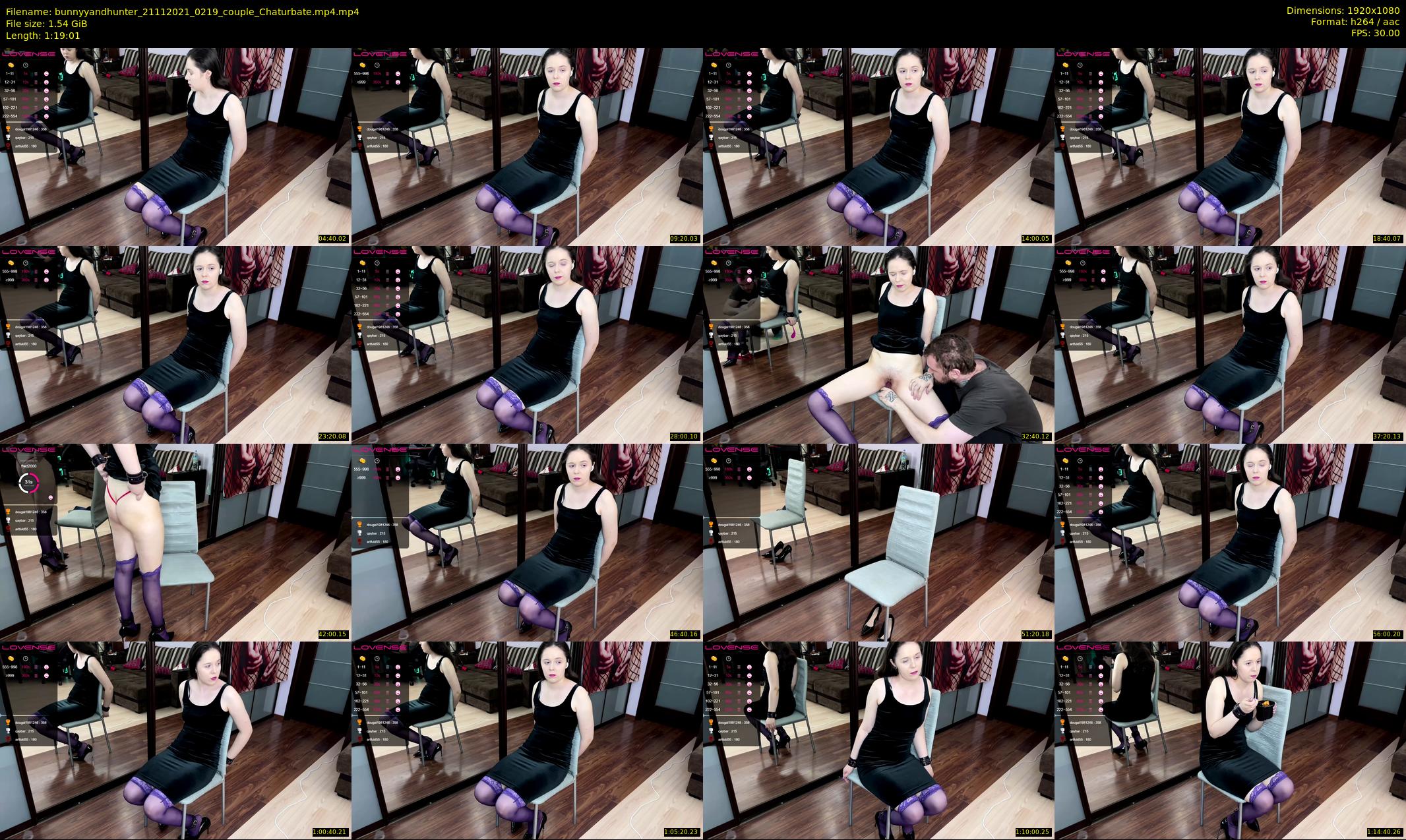 bunnyyandhunter — 80 minute Chaturbate couple cam show recording, 1080p, Nov 21, 2021