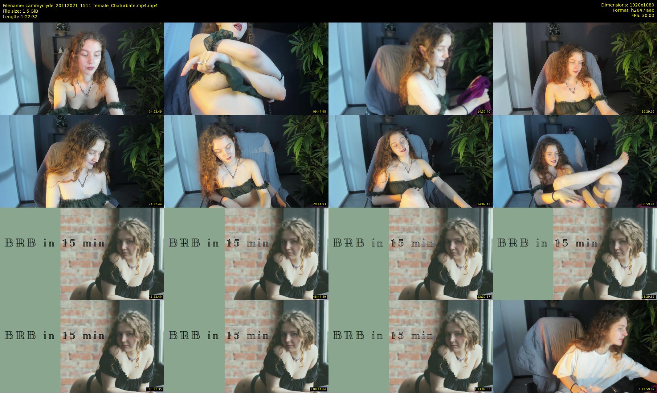 cammyclyde — 83 minute Chaturbate female cam show recording, 1080p, Nov 20, 2021
