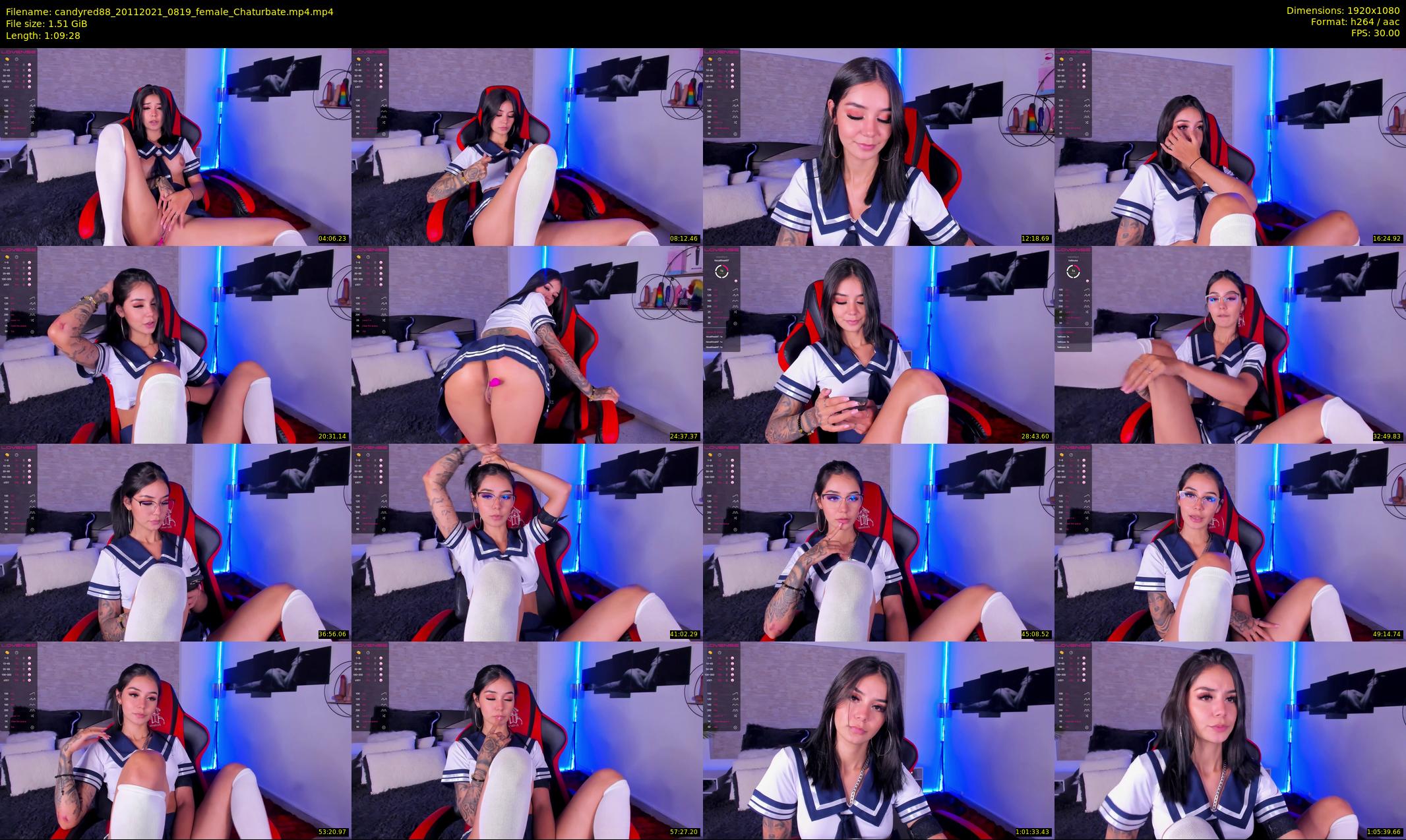 candyred88 — 70 minute Chaturbate female cam show recording, 1080p, Nov 20, 2021