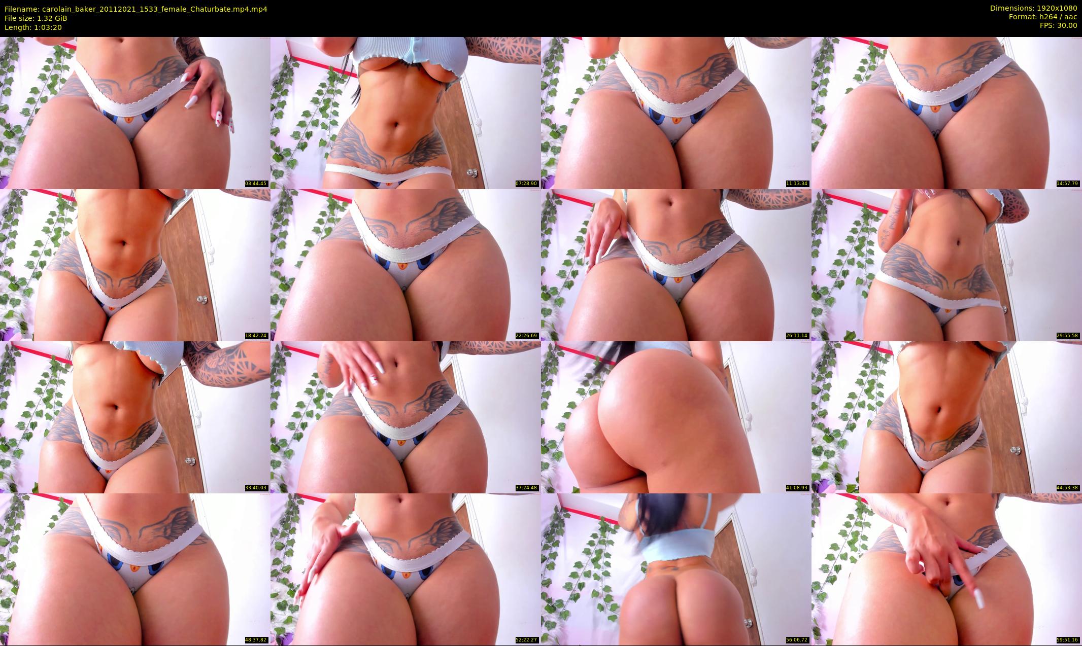 carolain_baker — 64 minute Chaturbate female cam show recording, 1080p, Nov 20, 2021