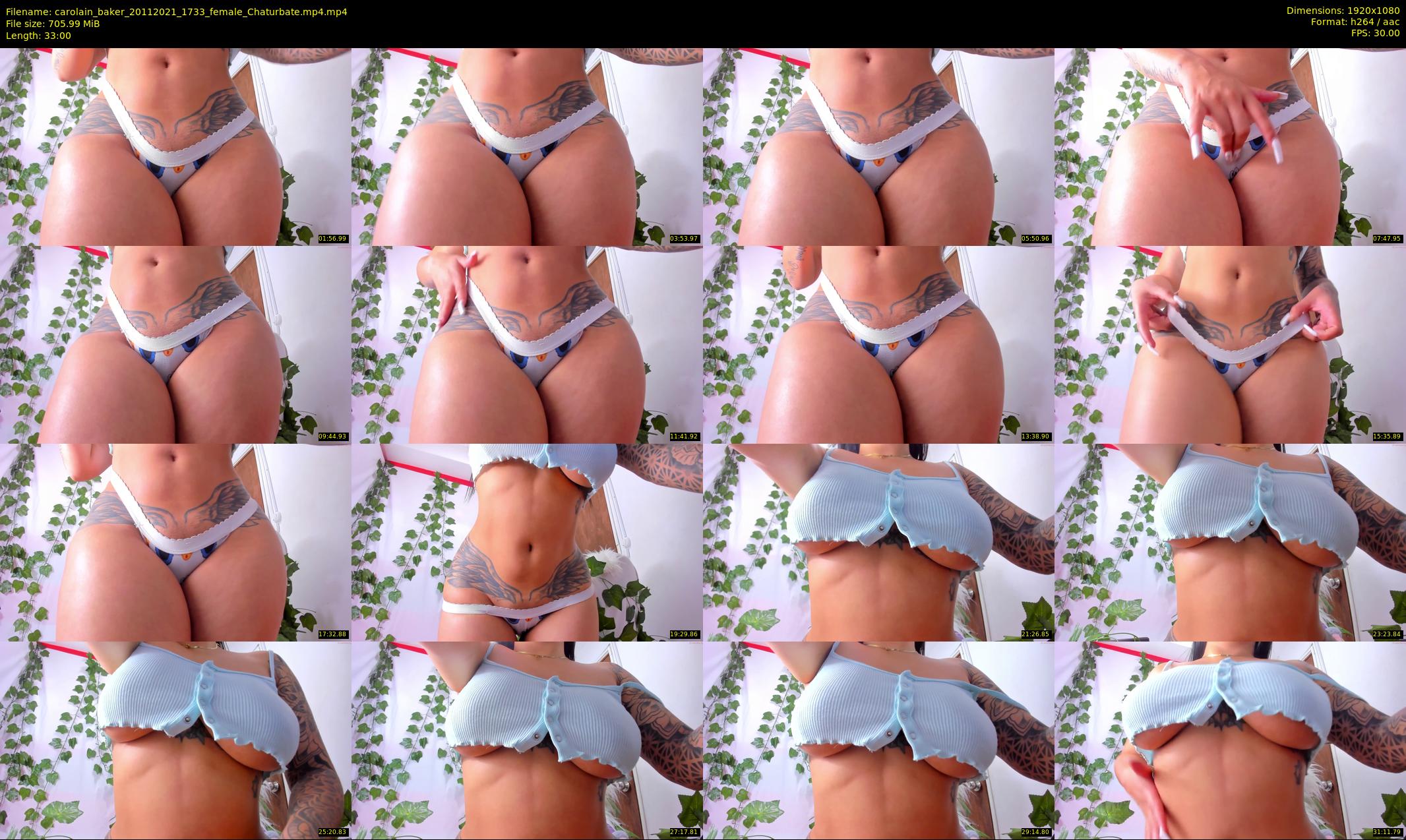 carolain_baker — 33 minute Chaturbate female cam show recording, 1080p, Nov 20, 2021