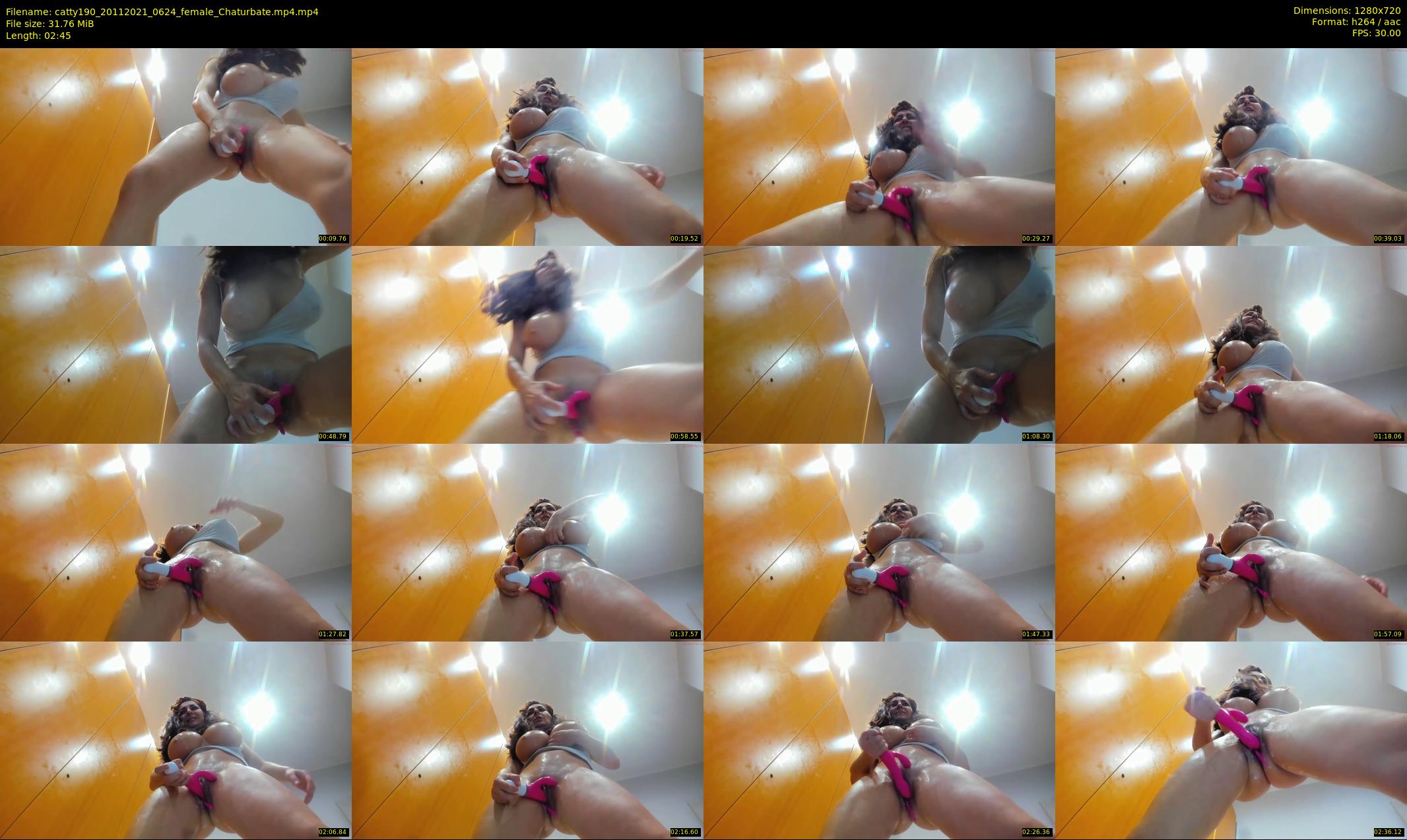 catty190 — 3 minute Chaturbate female cam show recording, 720p, Nov 20, 2021