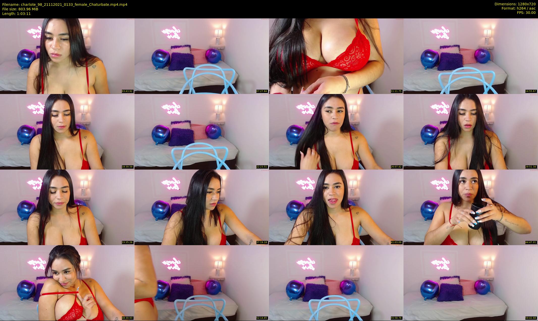 charlote_98 — 64 minute Chaturbate female cam show recording, 720p, Nov 21, 2021