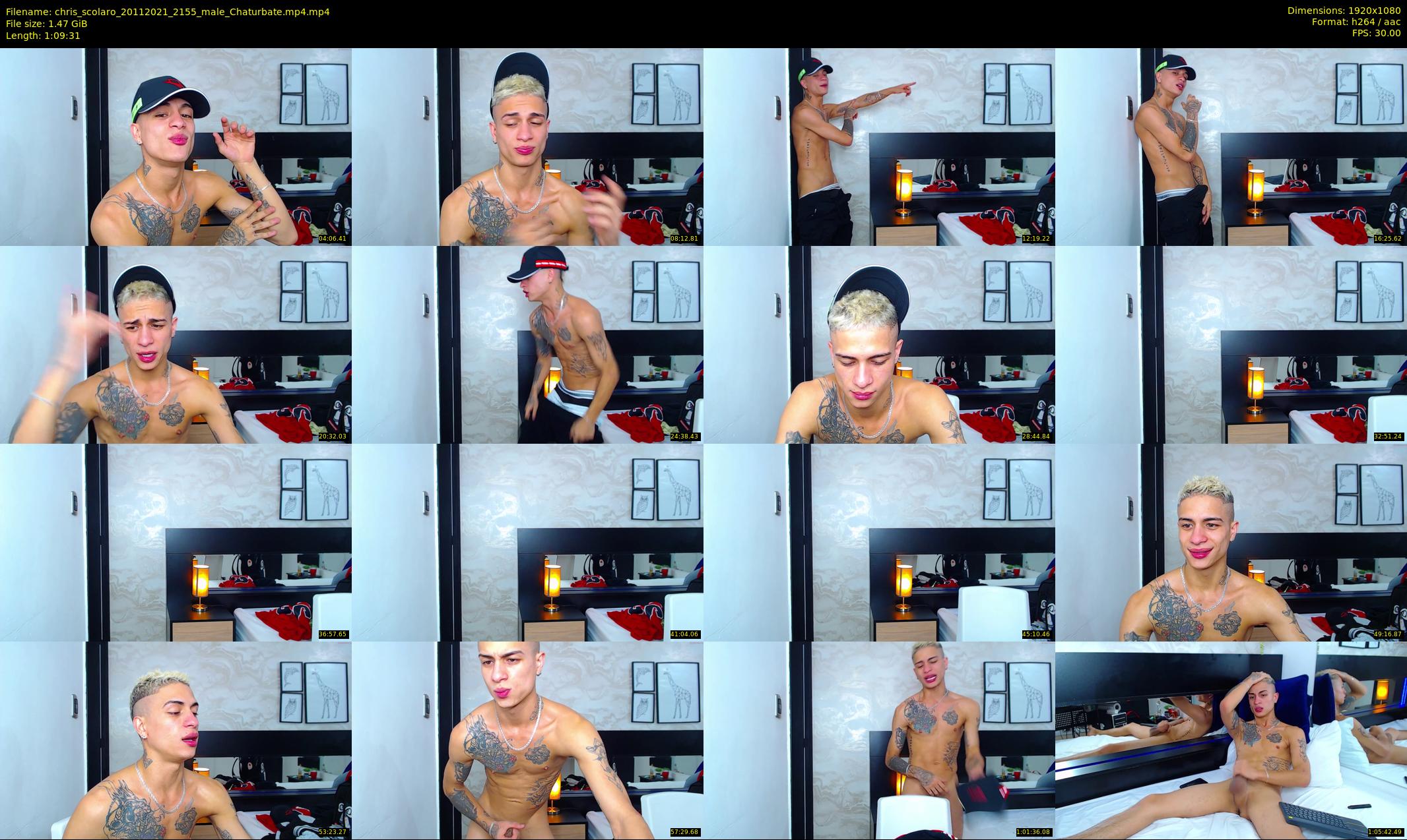 chris_scolaro — 70 minute Chaturbate male cam show recording, 1080p, Nov 20, 2021