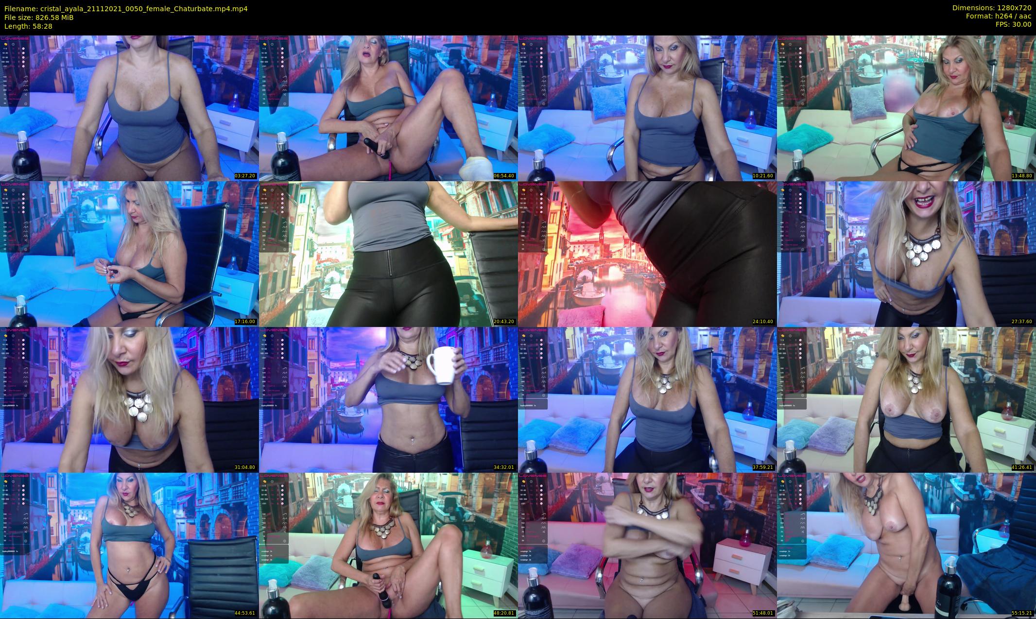 cristal_ayala — 59 minute Chaturbate female cam show recording, 720p, Nov 21, 2021