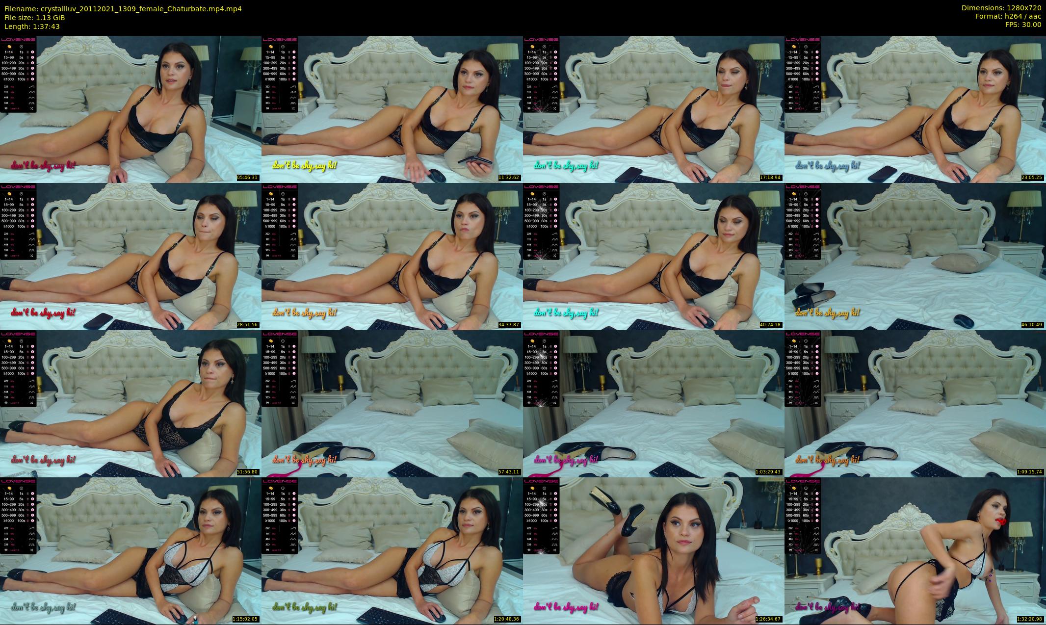 crystallluv — 98 minute Chaturbate female cam show recording, 720p, Nov 20, 2021