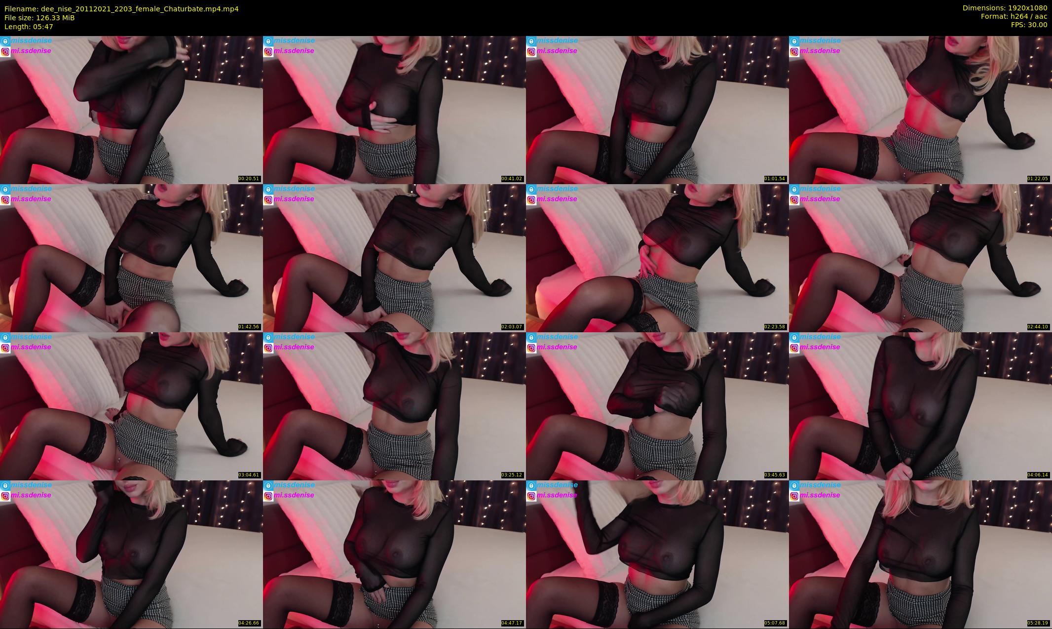 dee_nise — 6 minute Chaturbate female cam show recording, 1080p, Nov 20, 2021