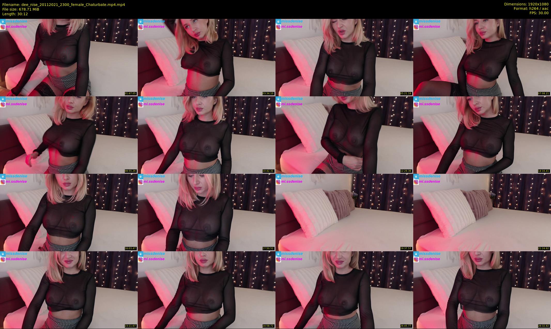 dee_nise — 31 minute Chaturbate female cam show recording, 1080p, Nov 20, 2021