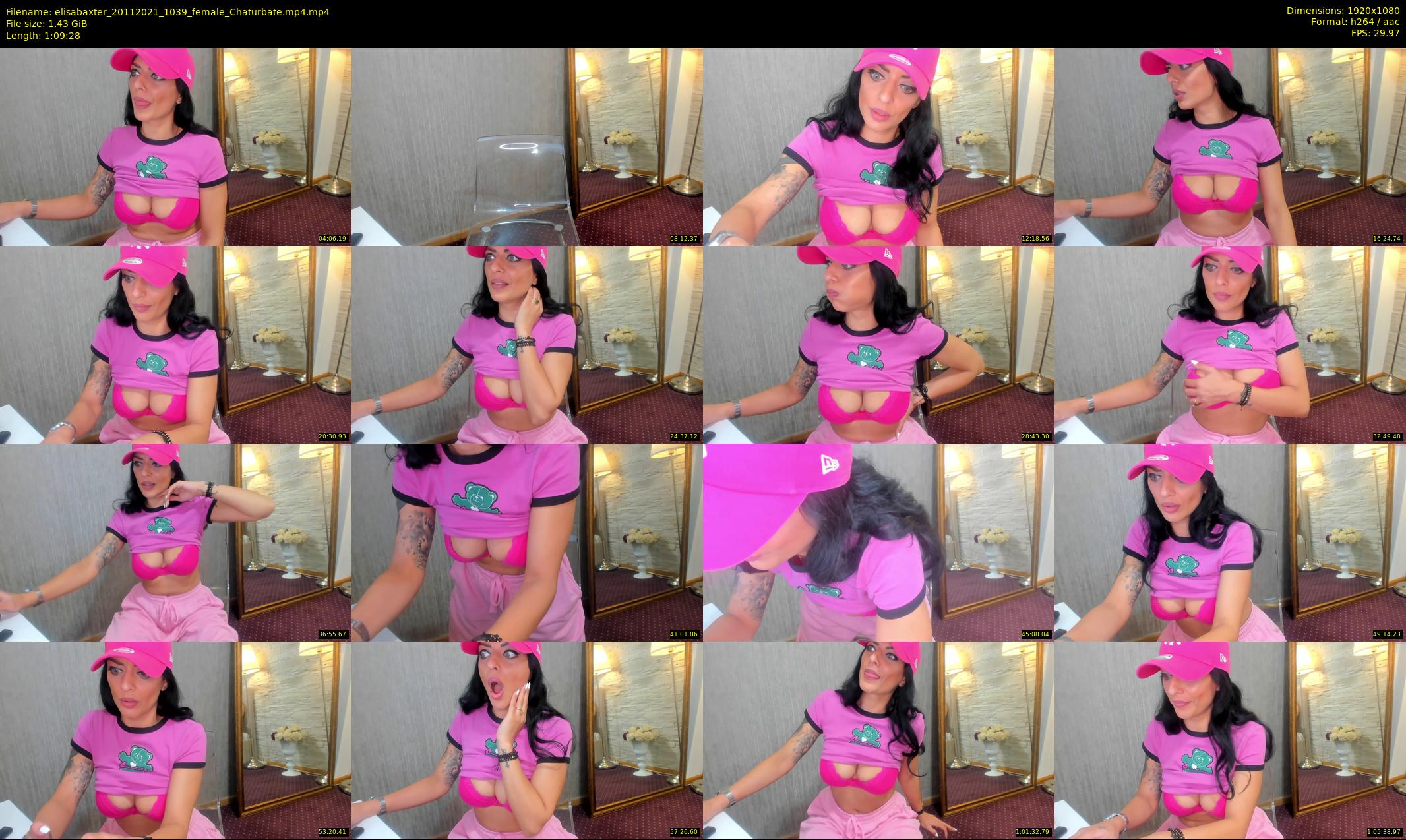 elisabaxter — 70 minute Chaturbate female cam show recording, 1080p, Nov 20, 2021