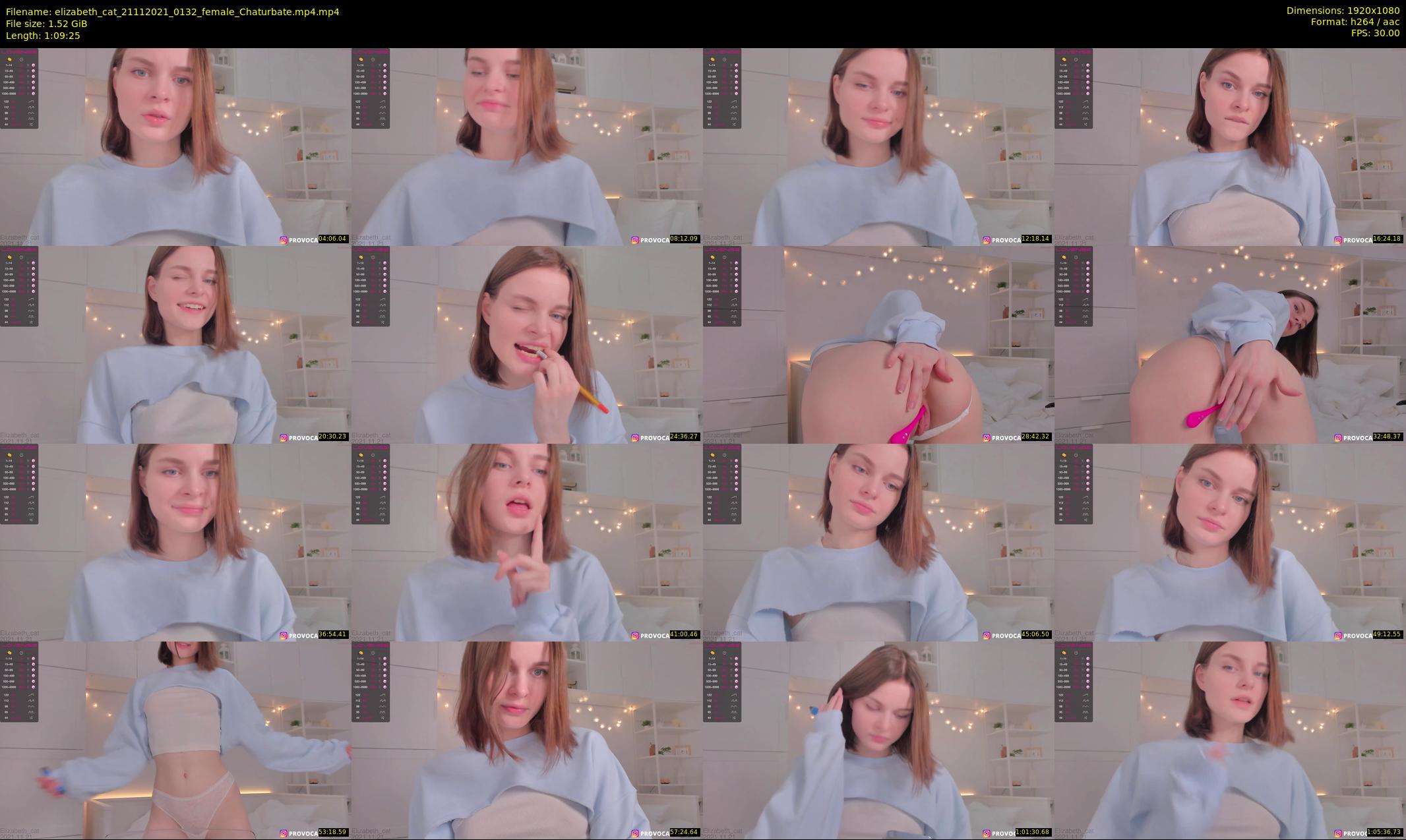 elizabeth_cat — 70 minute Chaturbate female cam show recording, 1080p, Nov 21, 2021