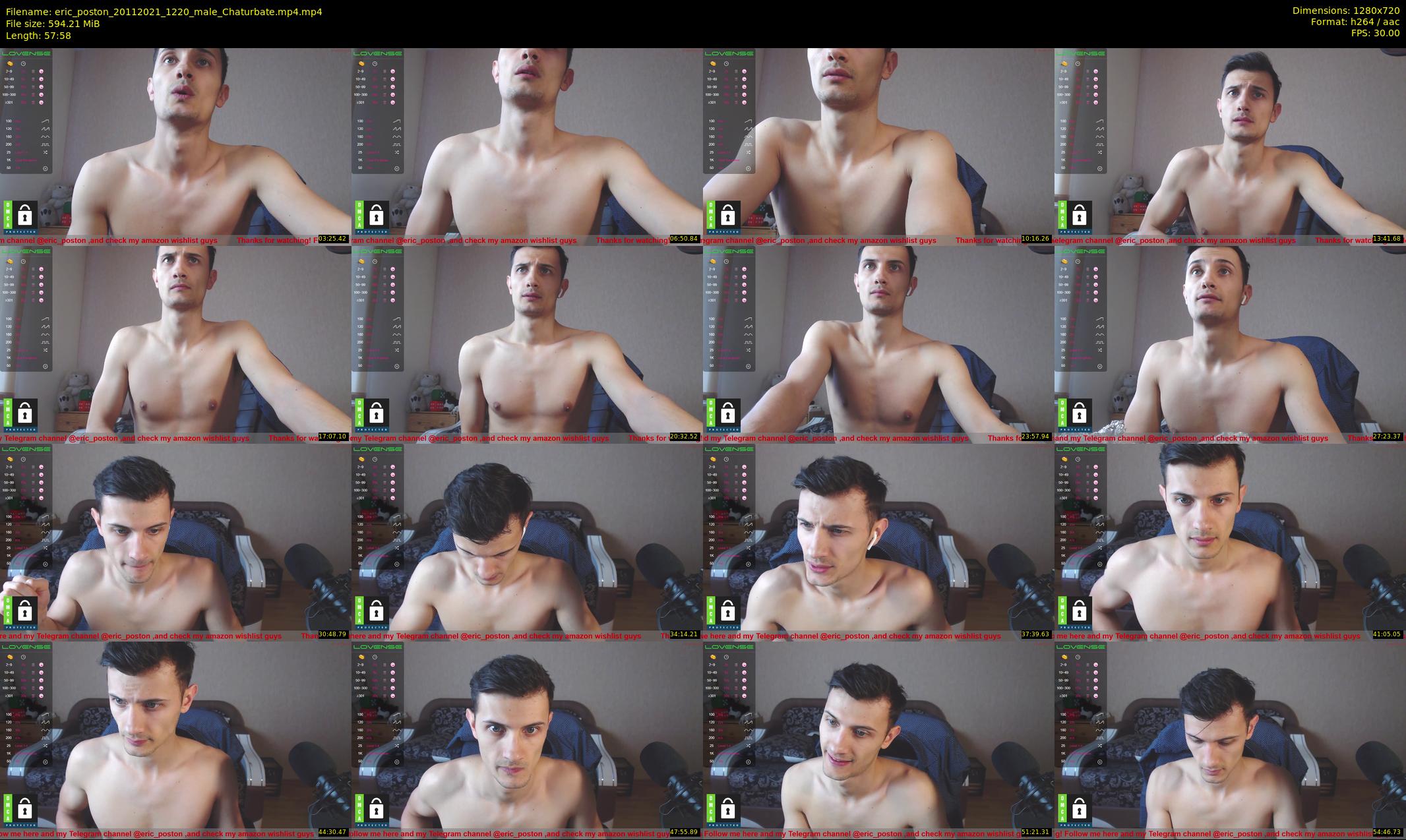 eric_poston — 58 minute Chaturbate male cam show recording, 720p, Nov 20, 2021
