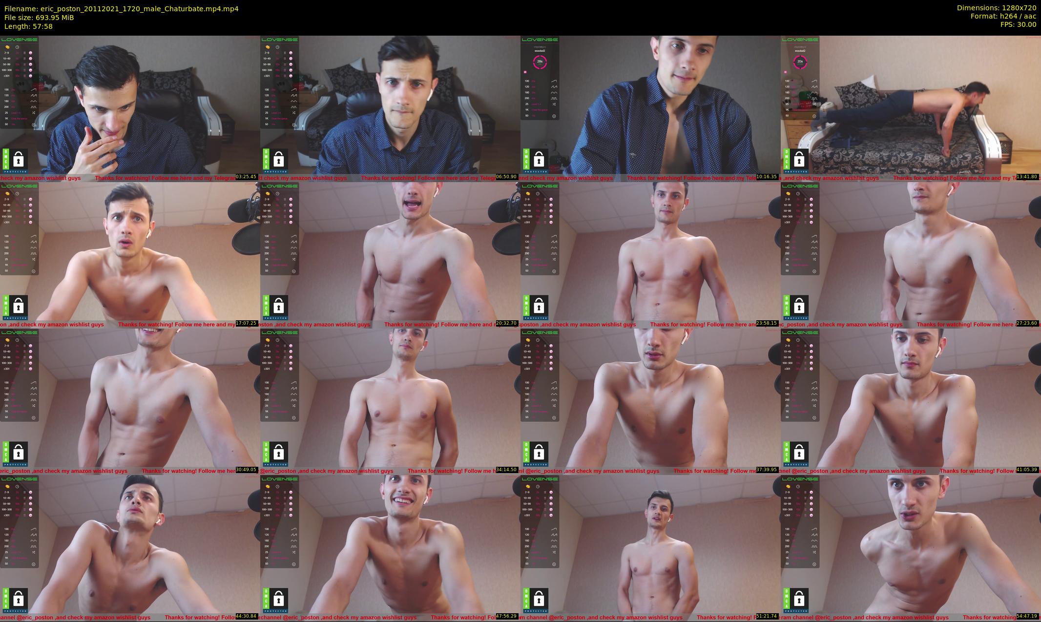 eric_poston — 58 minute Chaturbate male cam show recording, 720p, Nov 20, 2021