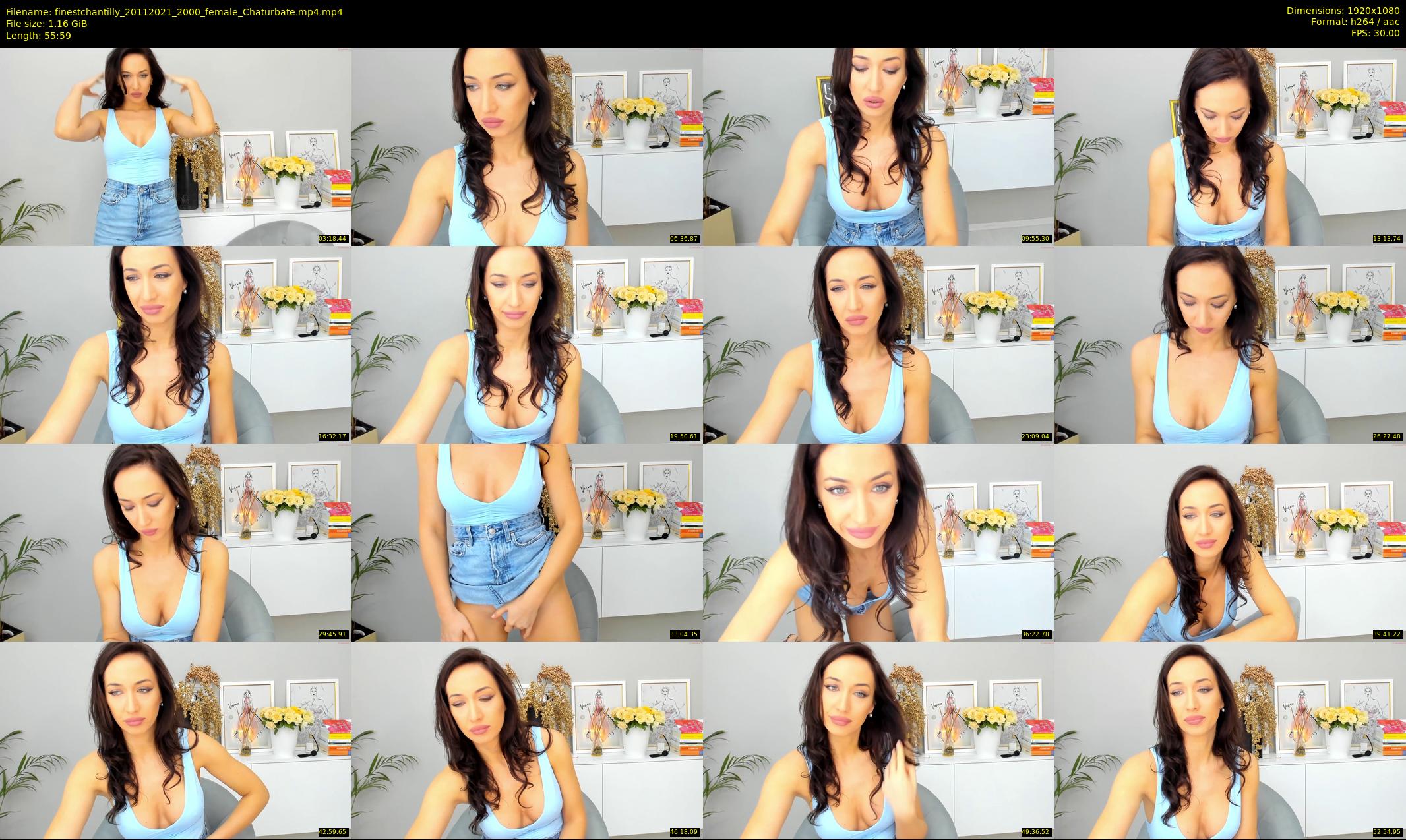 finestchantilly — 56 minute Chaturbate female cam show recording, 1080p, Nov 20, 2021