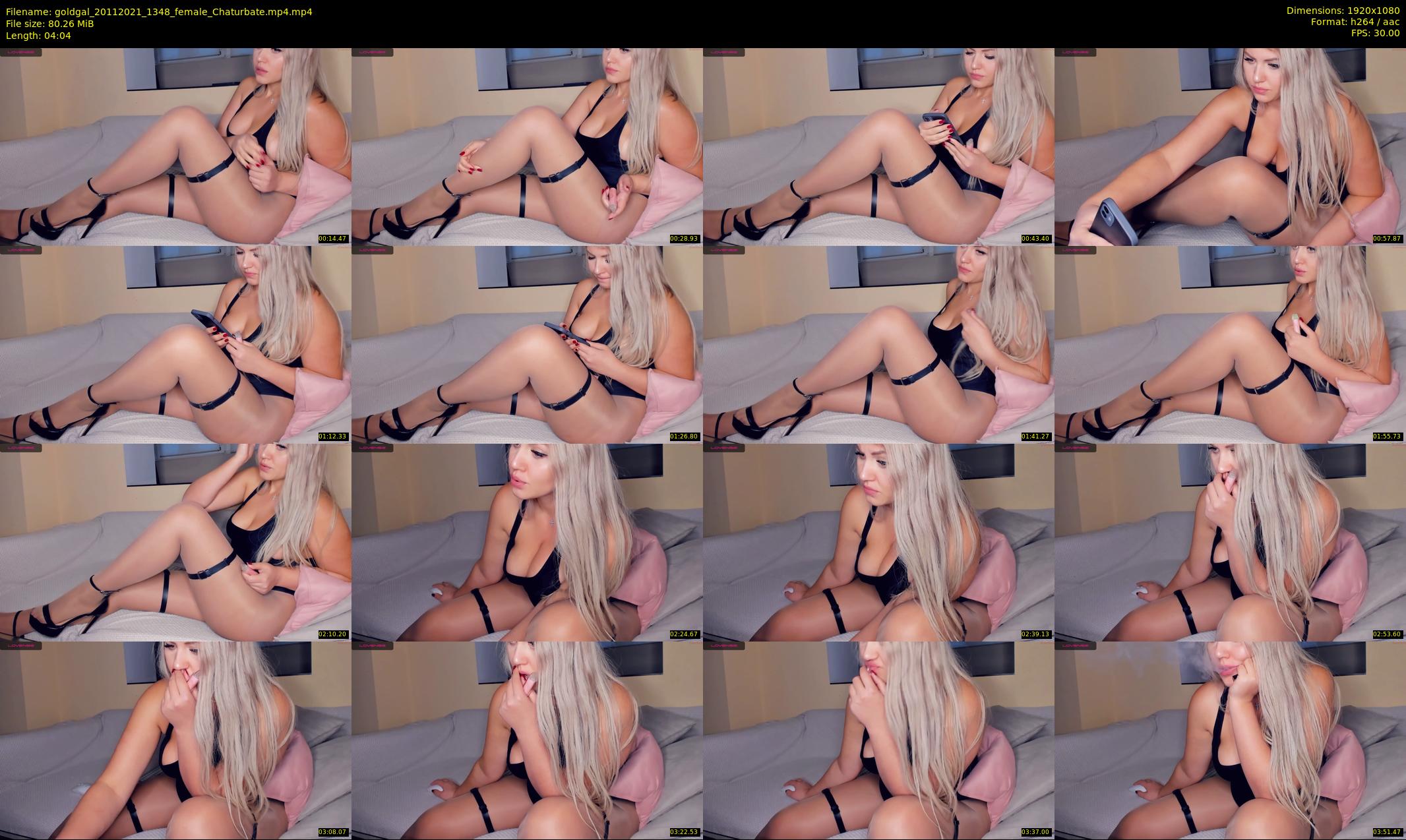 goldgal — 5 minute Chaturbate female cam show recording, 1080p, Nov 20, 2021