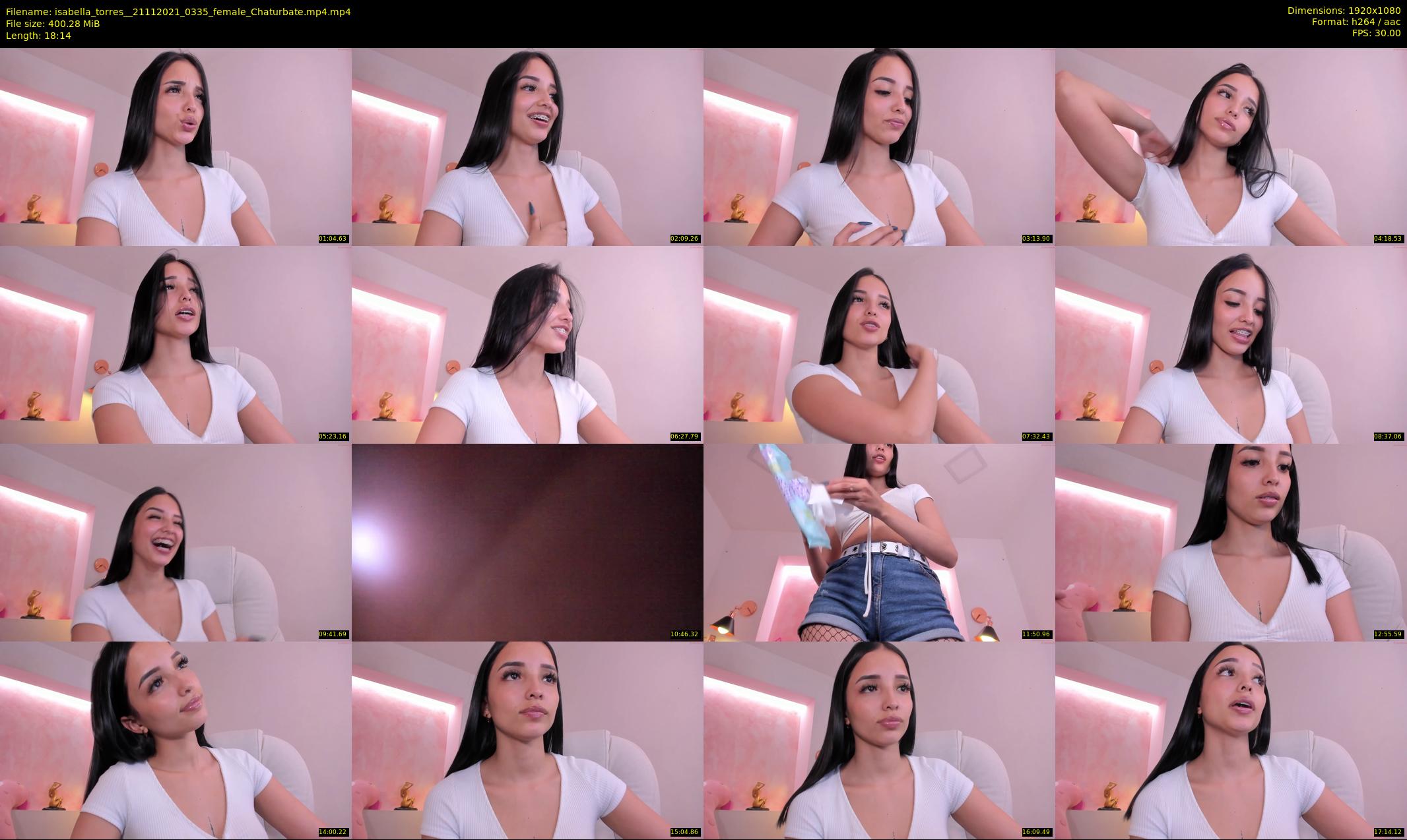 isabella_torres_ — 19 minute Chaturbate female cam show recording, 1080p, Nov 21, 2021