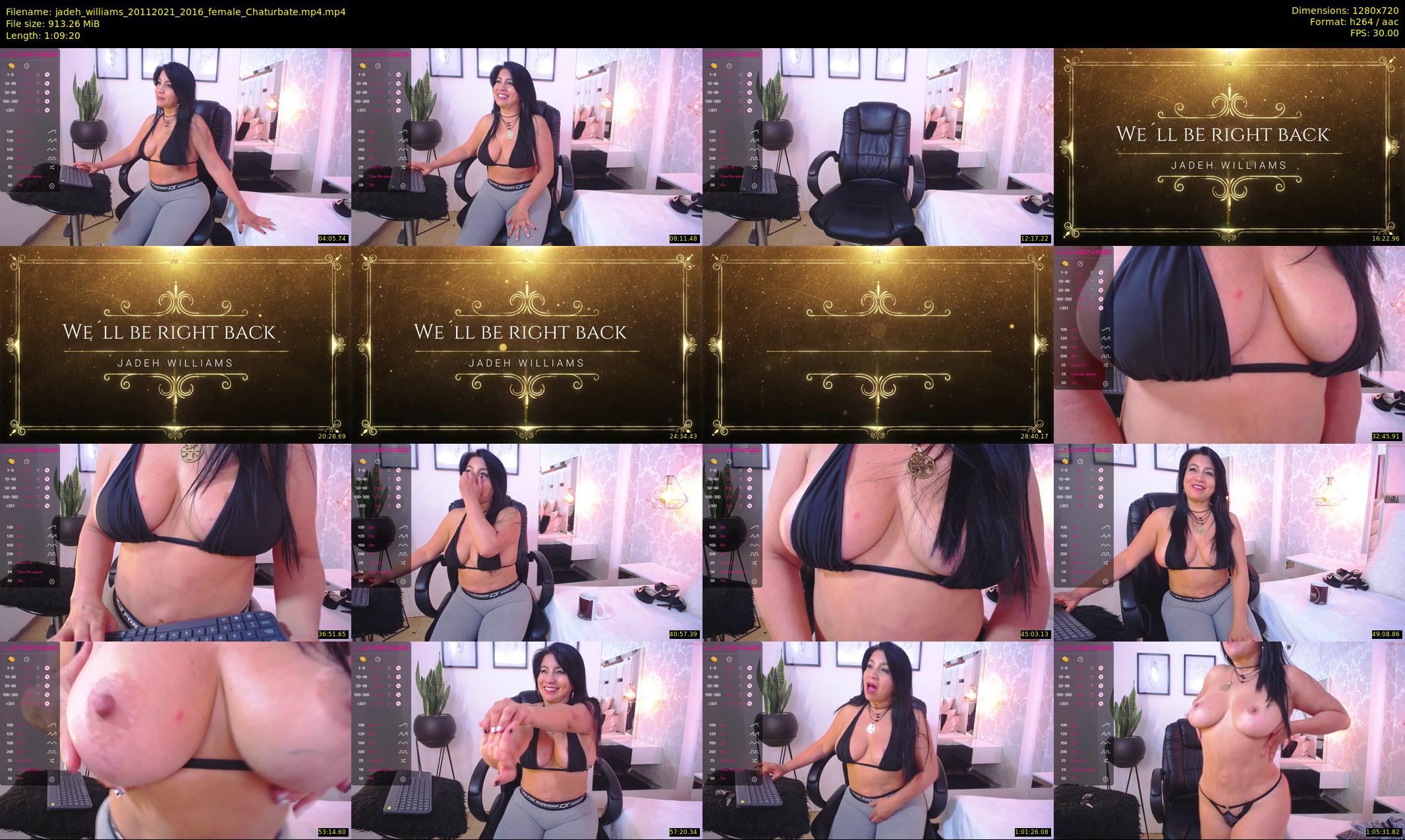 jadeh_williams — 70 minute Chaturbate female cam show recording, 720p, Nov 20, 2021