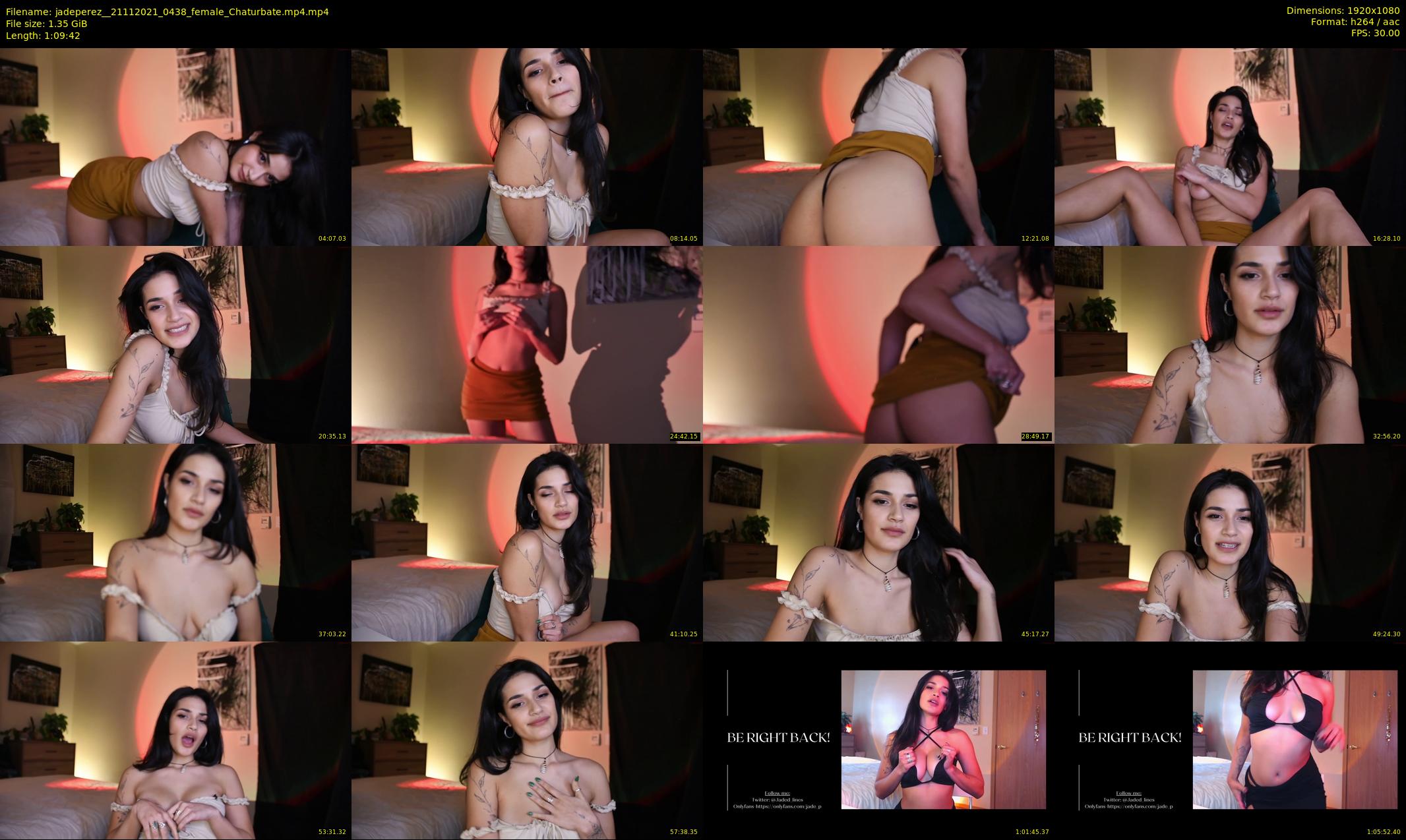 jadeperez_ — 70 minute Chaturbate female cam show recording, 1080p, Nov 21, 2021
