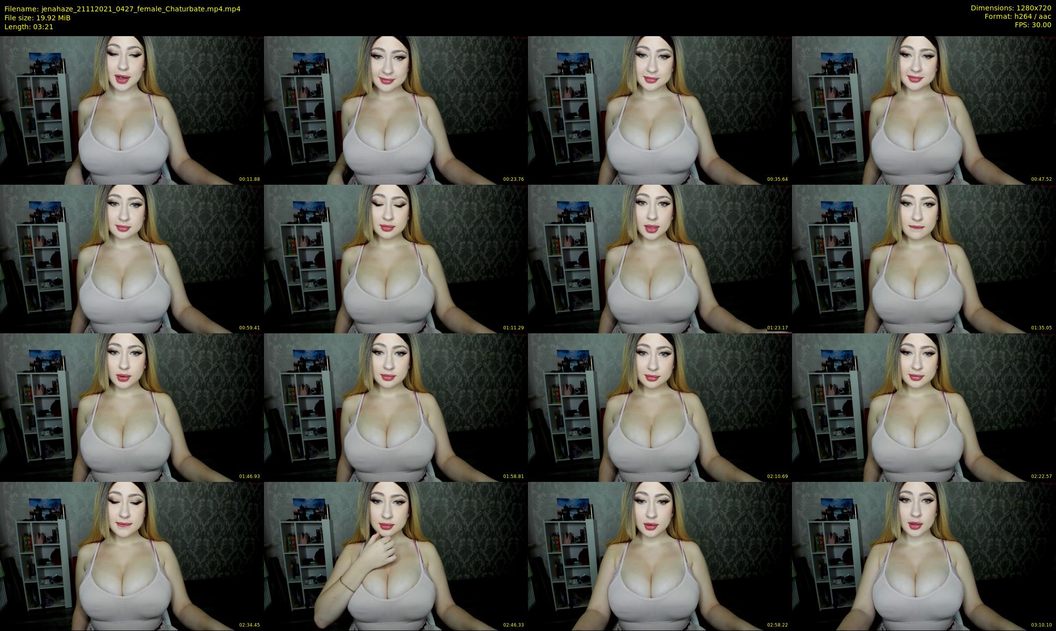 jenahaze — 4 minute Chaturbate female cam show recording, 720p, Nov 21, 2021