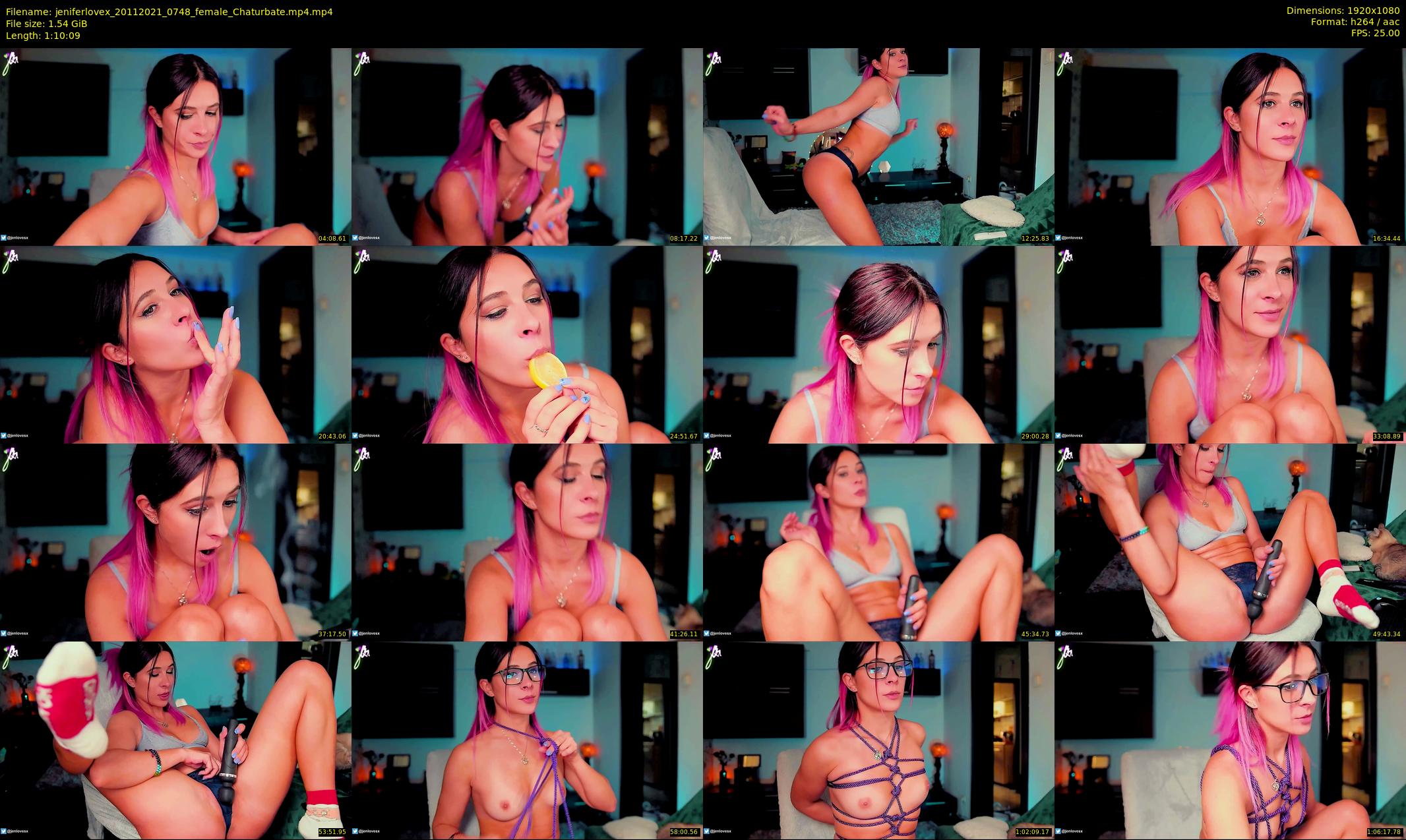 jeniferlovex — 71 minute Chaturbate female cam show recording, 1080p, Nov 20, 2021
